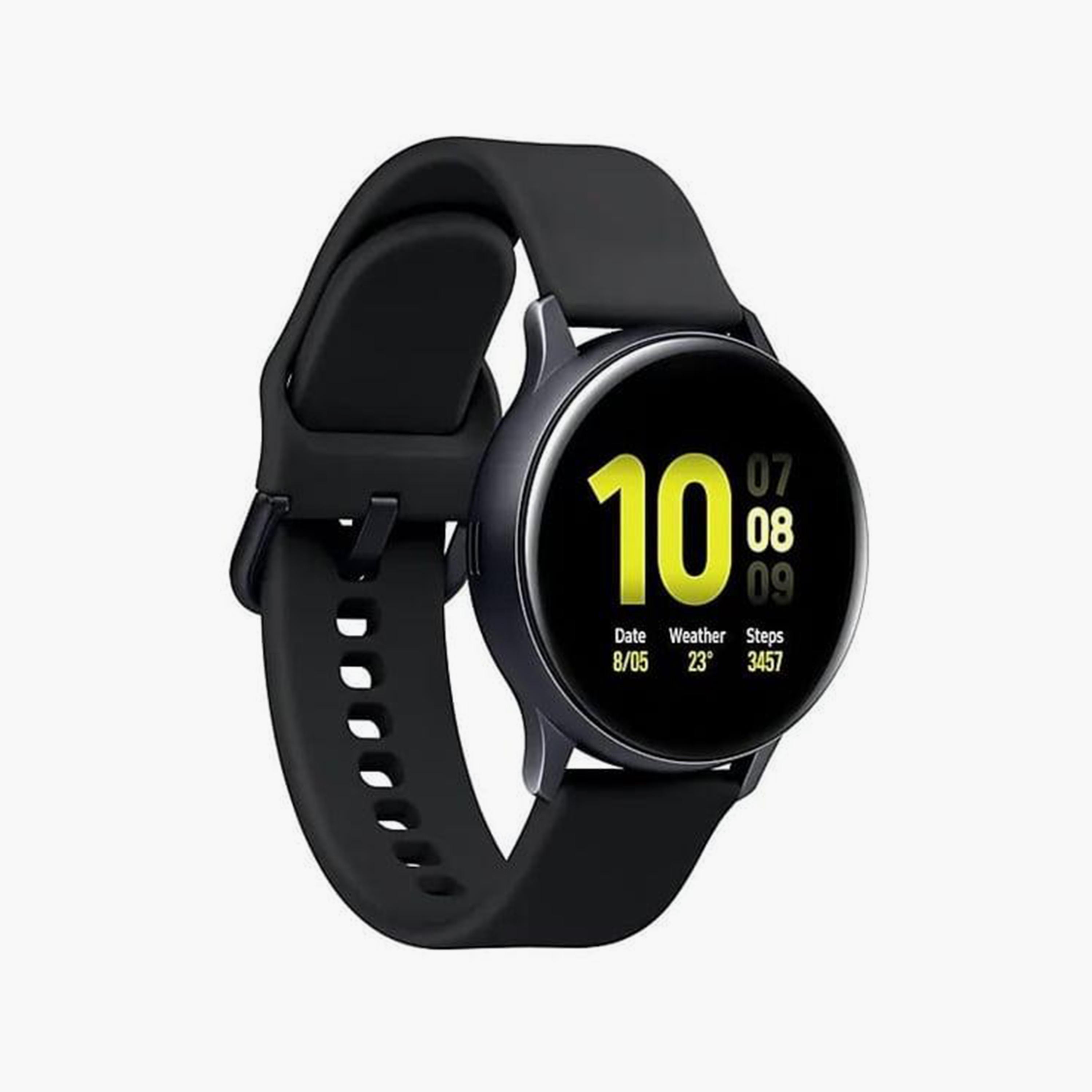 ساعة سامسونج جالاكسي أكتيف 2 من الألومنيوم مقاس 44 ملم باللون الاسود | SMR820NZKAXSG-electronics-smartwatches-image-4
