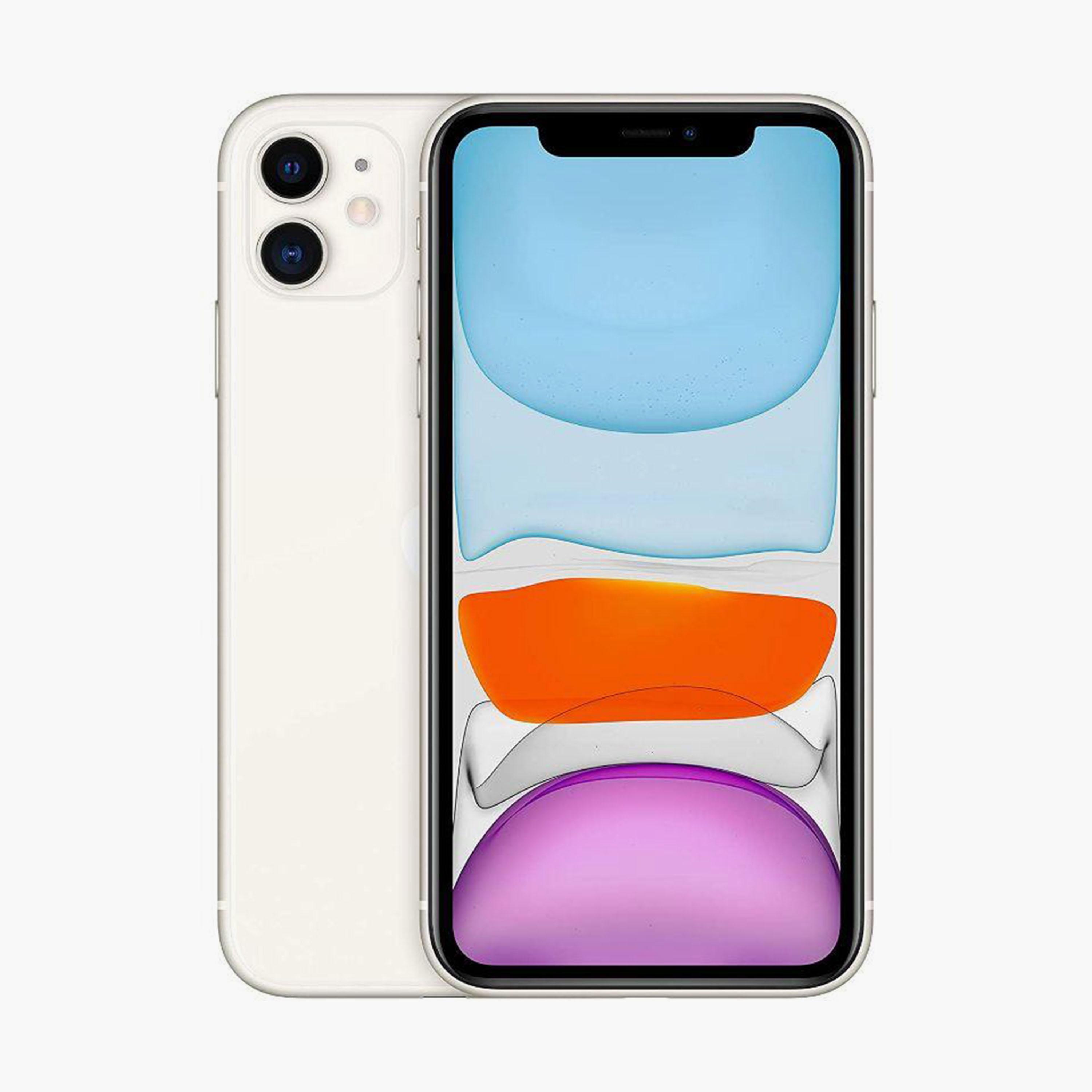Apple iPhone 11 128GB White 4G UAE Version | MHDJ3AA/A-electronics-phones-image-1