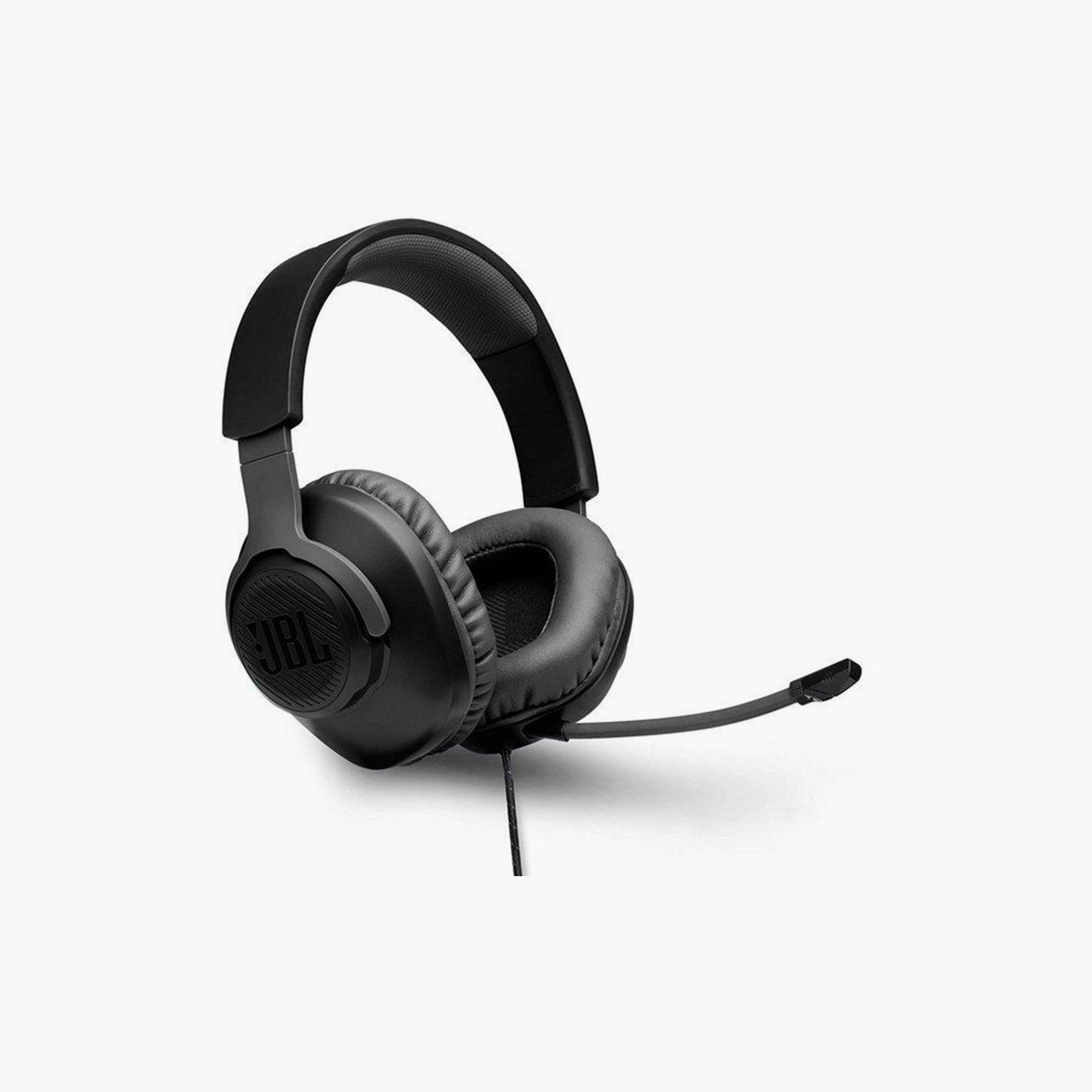 JBL Wired Over-Ear Headphone Black | JBLQUANTUM100BLK-electronics-headphonesandearphones-image-1