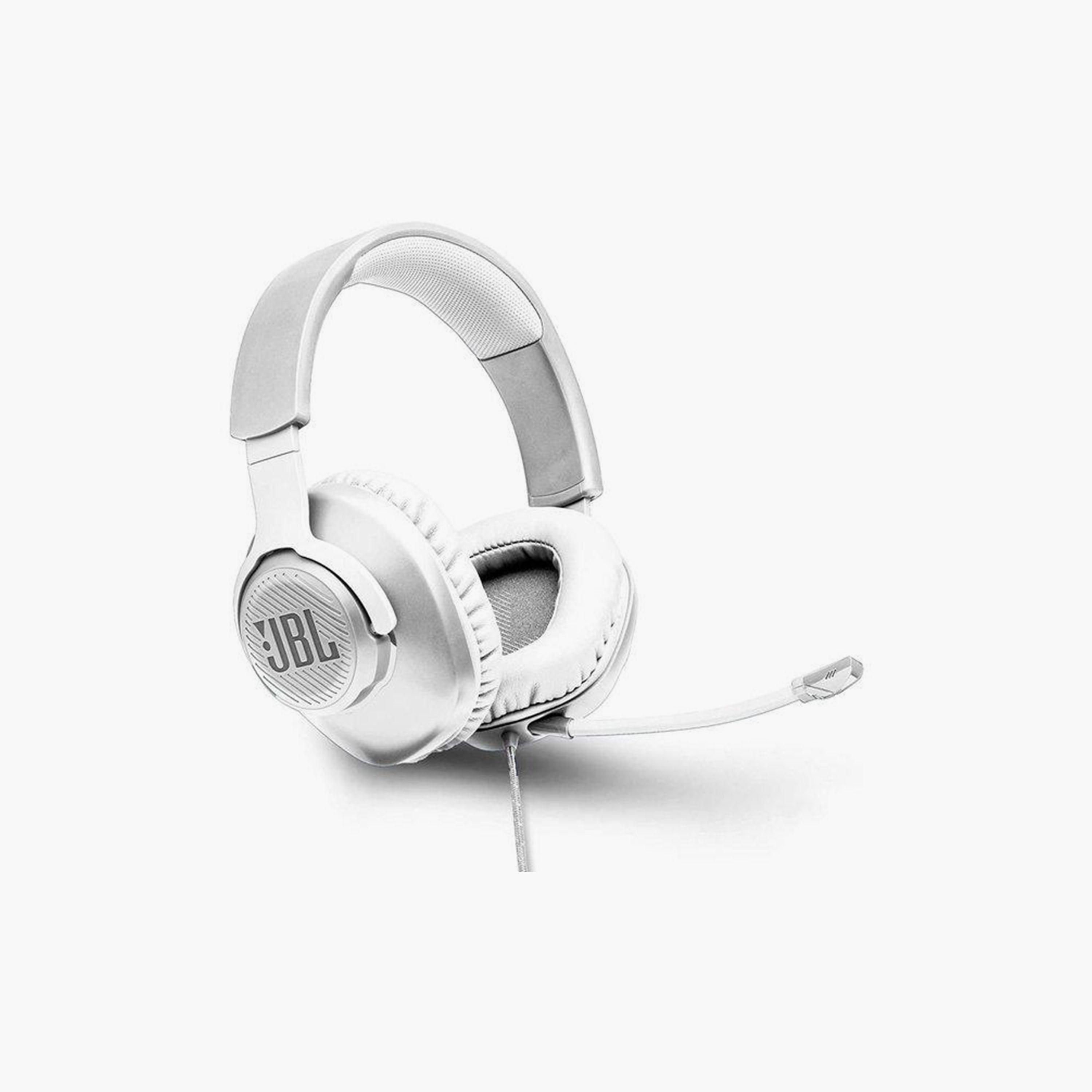 JBL Wired Over-Ear Headphone White | JBLQUANTUM100WHT-electronics-headphonesandearphones-image-1