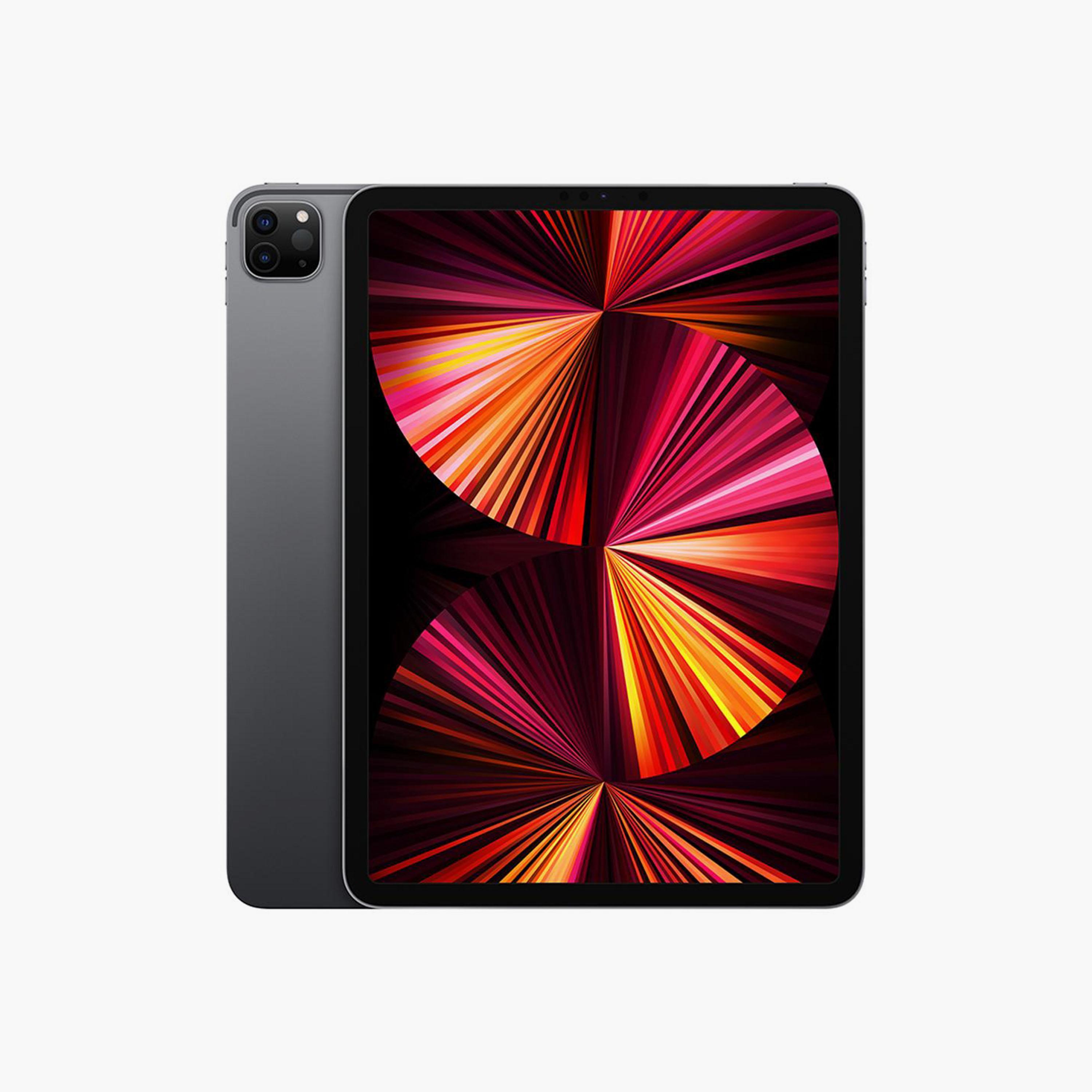 Apple 11 Inches iPad Pro Wi-Fi 512GB - Space Grey 2021 UAE Version | MHQW3AB/A-electronics-tablets-image-1