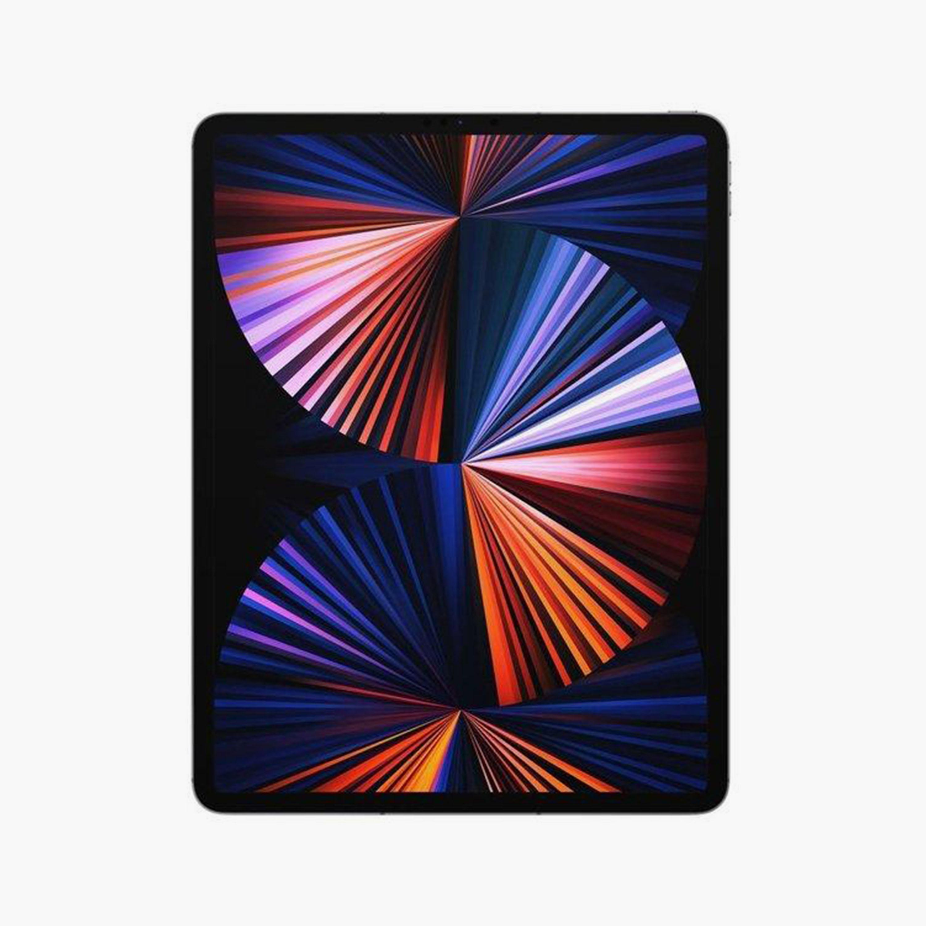 Apple 12.9 Inches iPad Pro Wi-Fi + Cellular 128GB - Space Grey 2021 UAE Version | MHR43AB/A-electronics-tablets-image-1