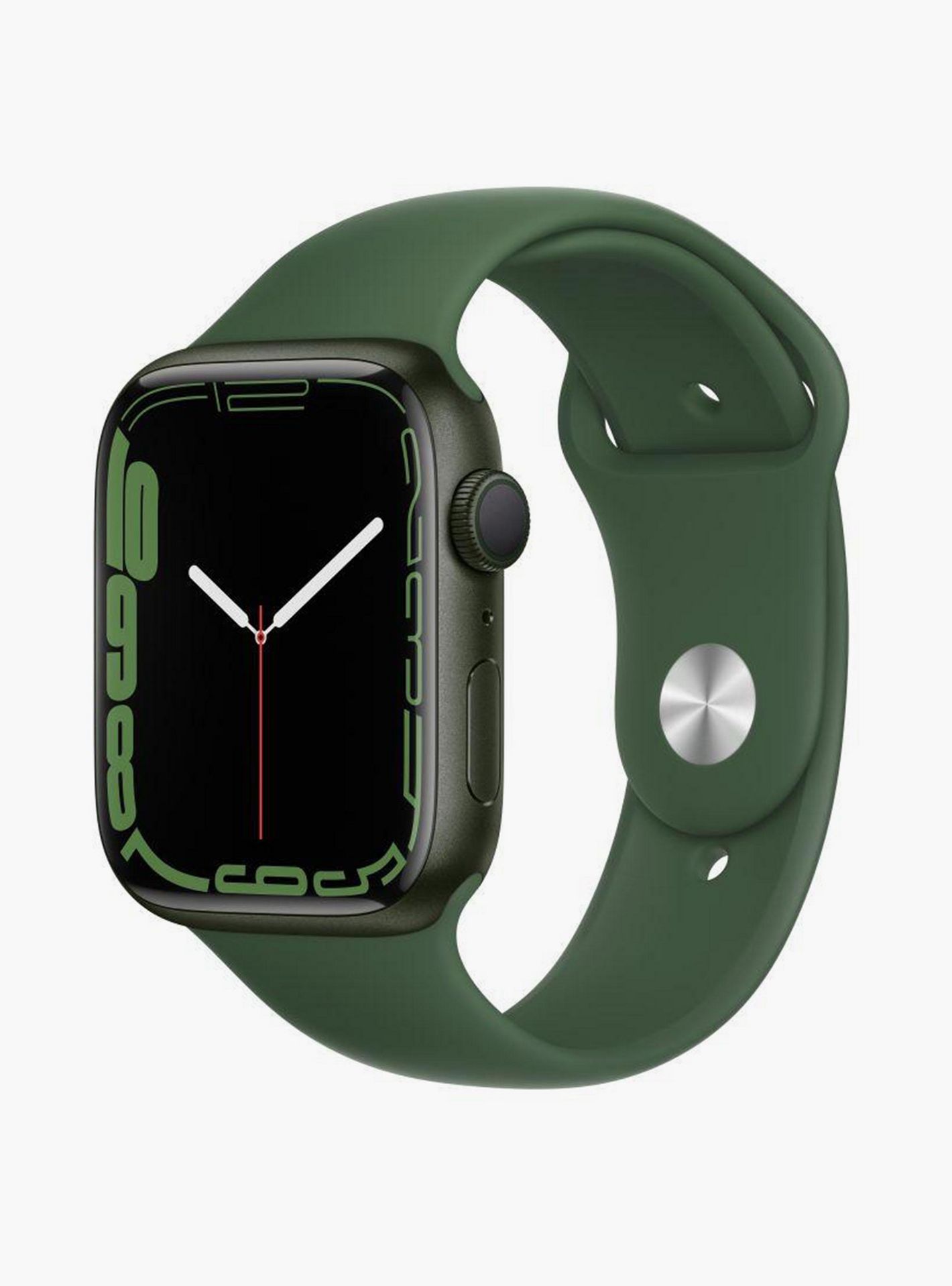 Apple Watch Series 7 GPS,41MM Green Aluminium Case with Clover Sport Band-Regular-Middle East version|MKN03AE/A-electronics-smartwatches-image-1