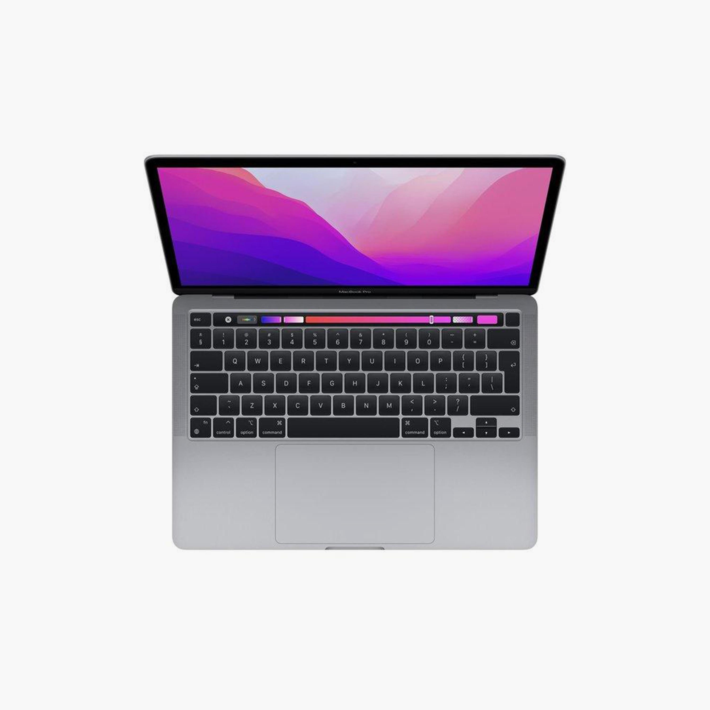 Apple 13'' MacBook Pro M2,8-Core CPU & 10-Core GPU,256GB SSD-Sp.Grey 2022 EN/AR Middle East version|MNEH3AB/A-electronics-laptops-image-2