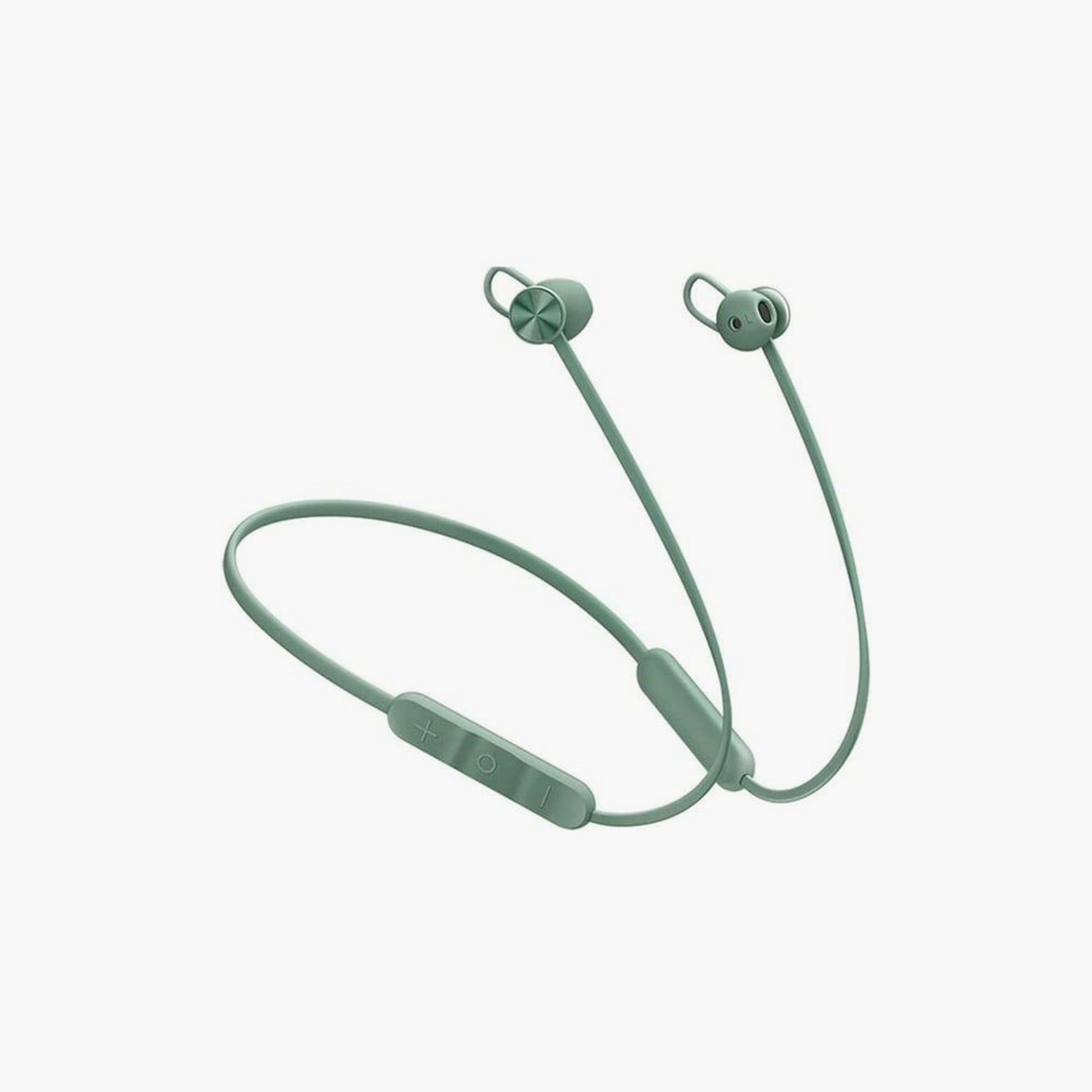 Green colour online earphones