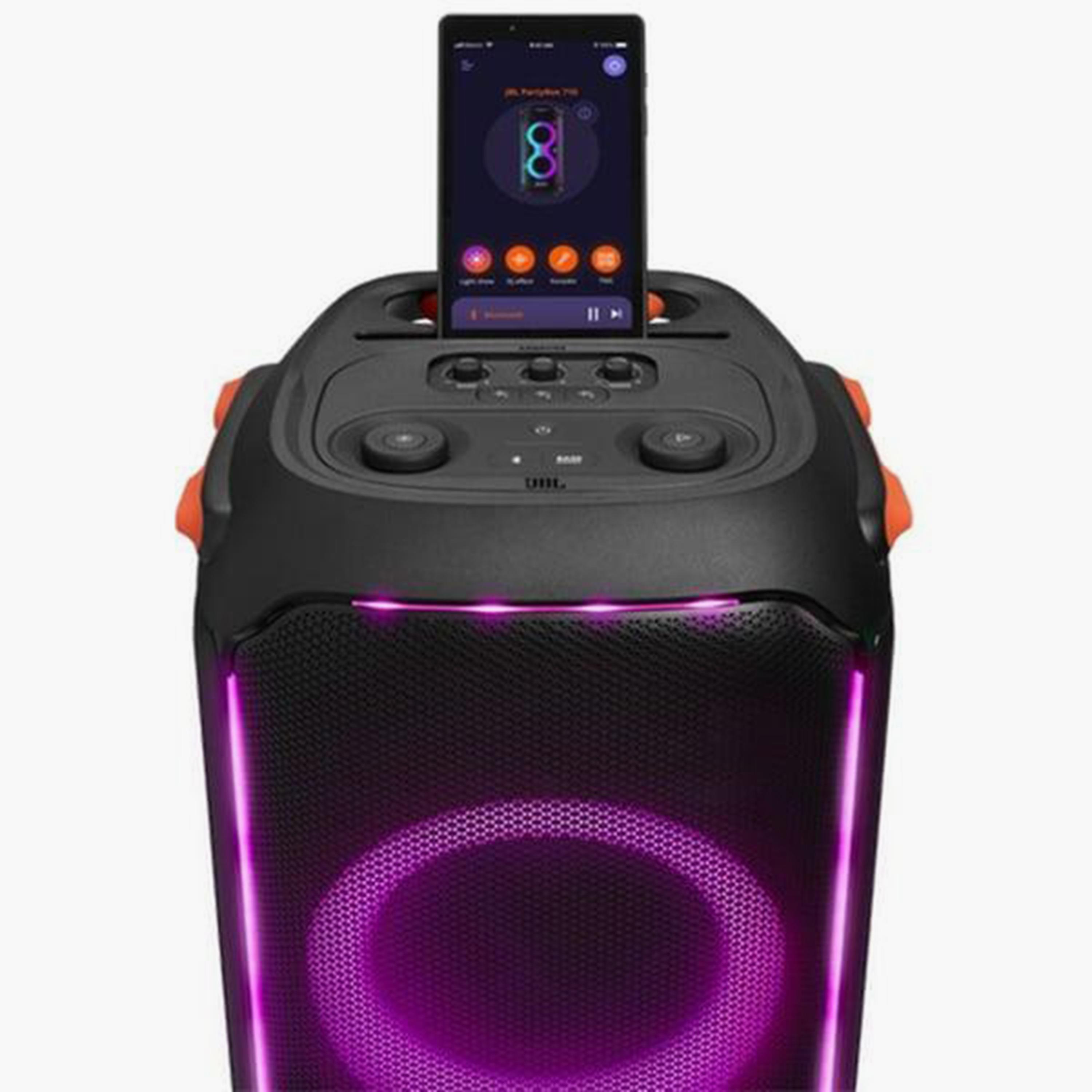 مكبر صوت بارتي بوكس 710 من جيه بي ال مع صوت قوي 800 وات آر إم إس بلون أسود | JBLPARTYBOX710EU-electronics-speakers-image-3