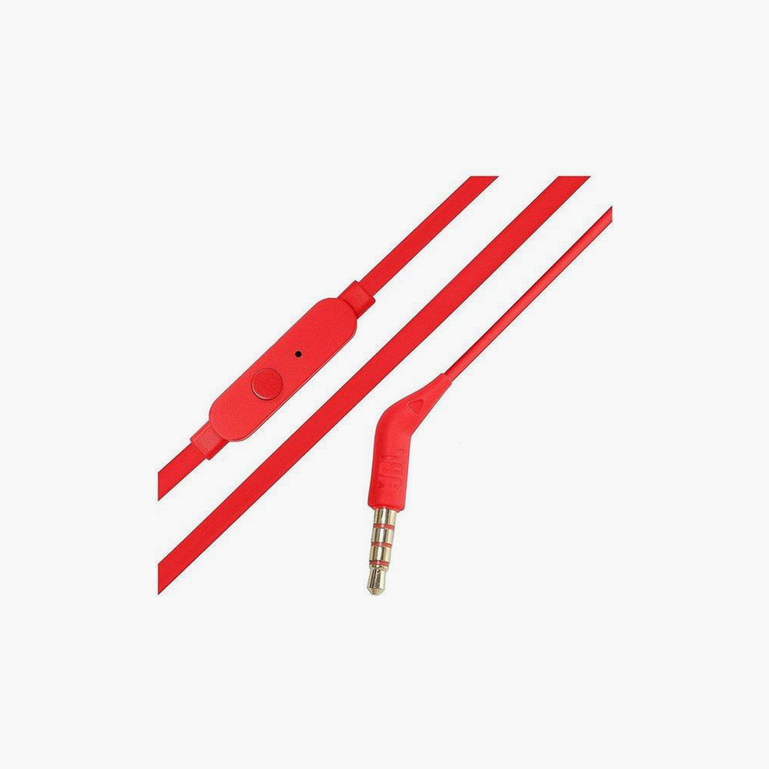 JBL In-Ear Wired Headphone | JBLT110RED-electronics-headphonesandearphones-image-4