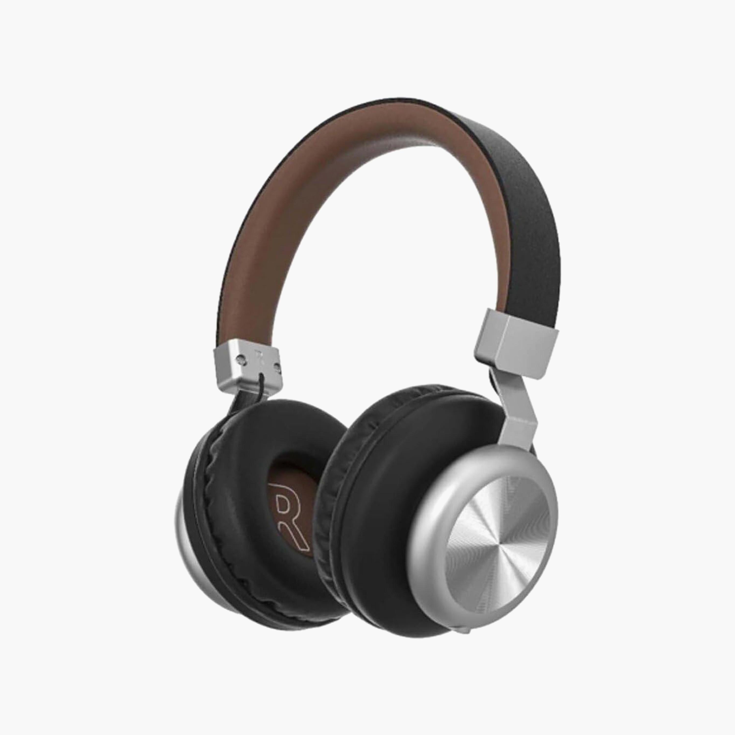 Voz Pro Audio Bluetooth Headphone HS9 Black with Brown-electronics-headphonesandearphones-image-1