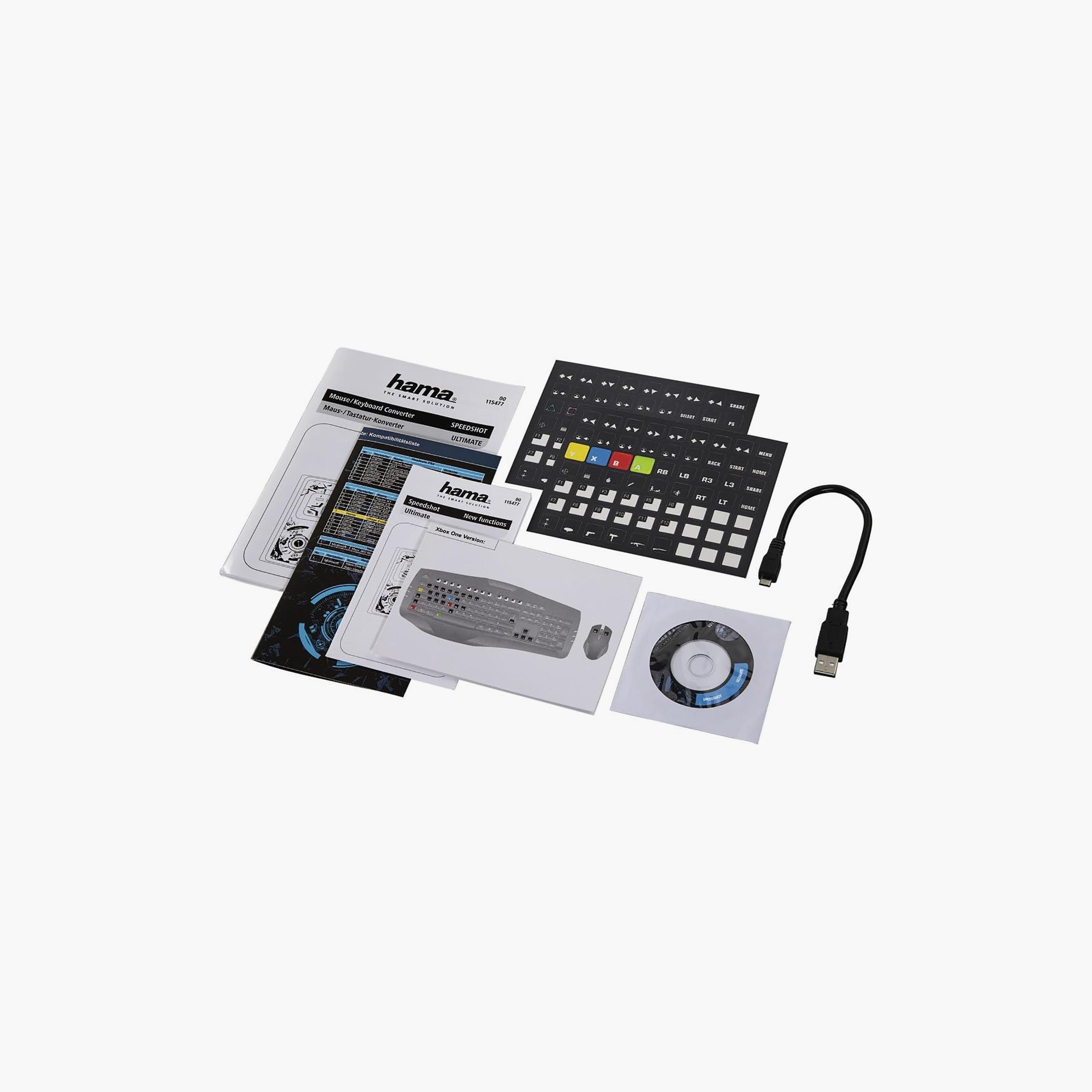 Hama Speedshot Ultimate Mouse & Keyboard Converter Black For PS4/PS3/Xbox One/Xbox360-electronics-accessories-computeraccesories-image-4