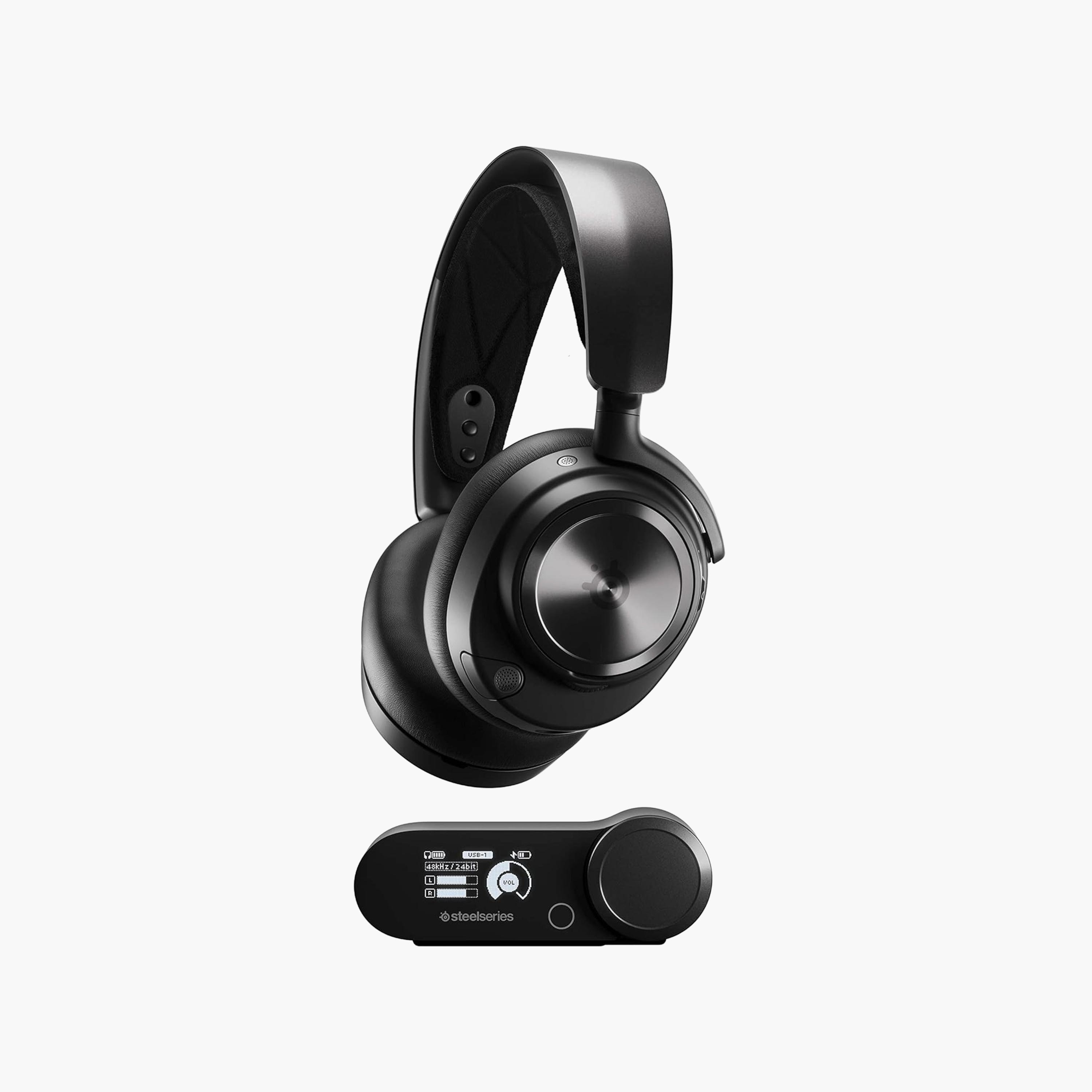 سماعات Steelseries 61520 Arctis Nova Pro Wireless Gaming باللون الأسود-electronics-gamesandconsoles-image-1