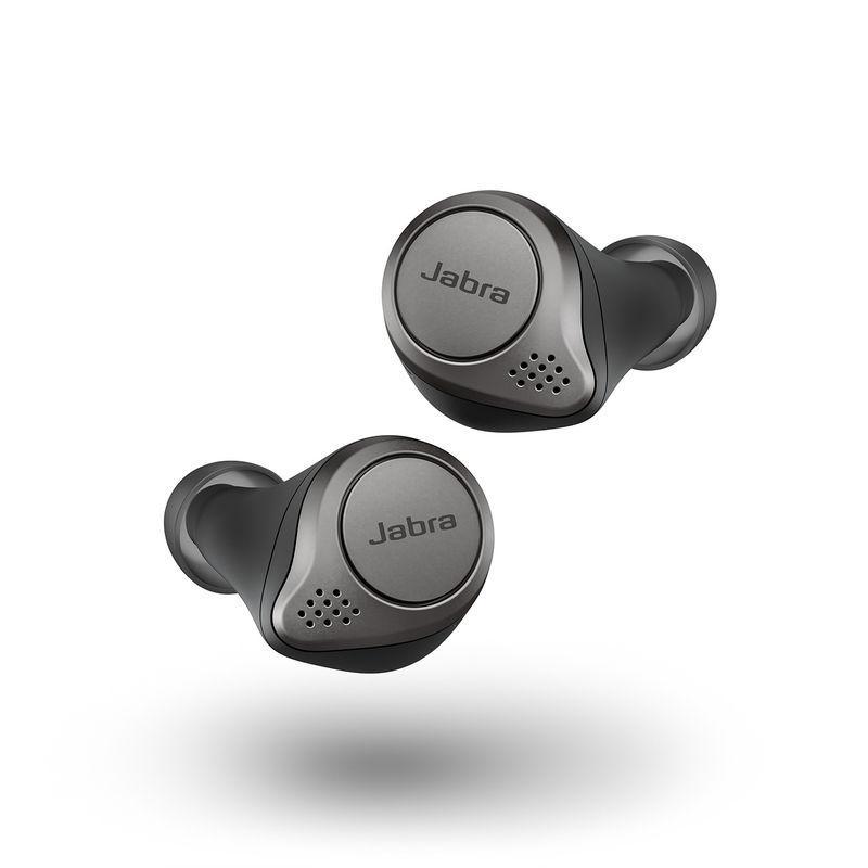 سماعات أذن لاسلكية لإلغاء الضوضاء داخل الأذن Jabra Elite 85T مع ميكروفون أسود-electronics-headphonesandearphones-image-1
