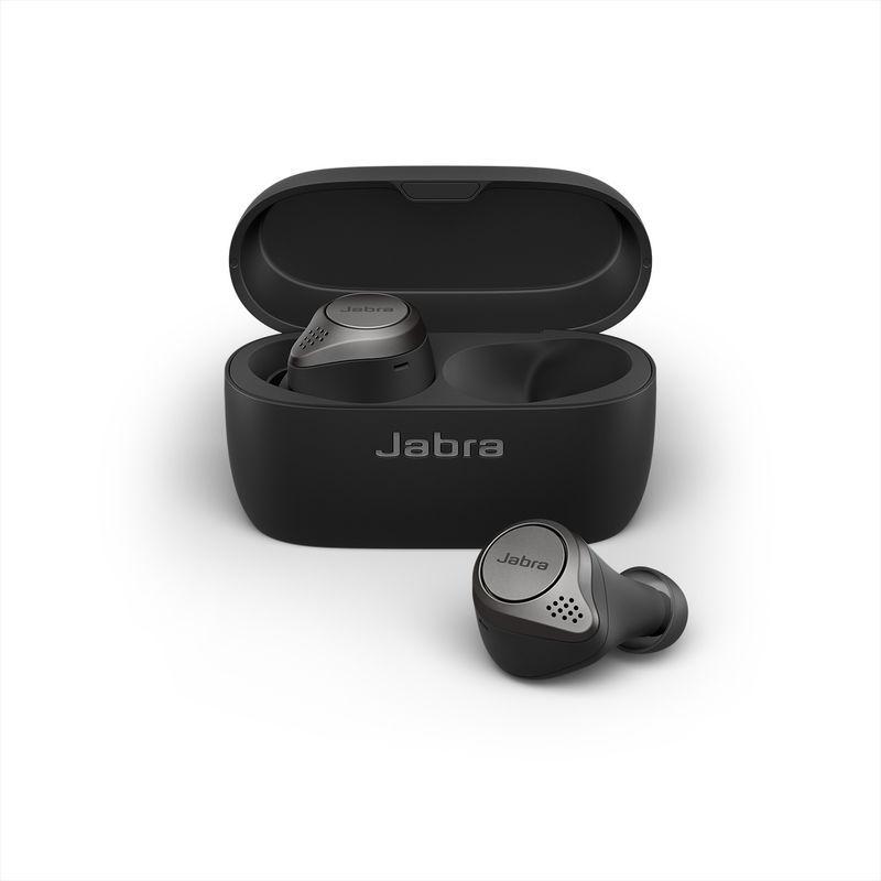 سماعات أذن لاسلكية لإلغاء الضوضاء داخل الأذن Jabra Elite 85T مع ميكروفون أسود-electronics-headphonesandearphones-image-2