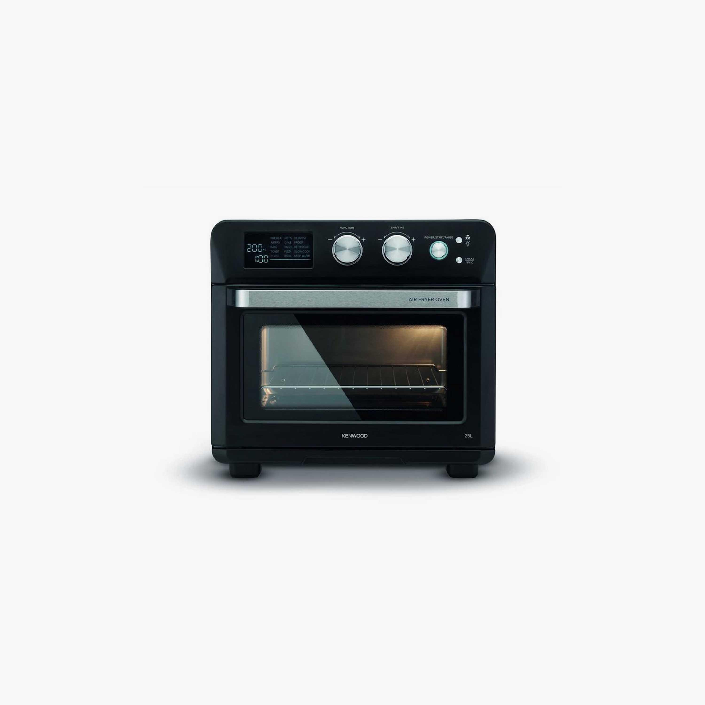 Kenwood Oven+Air Fryer 2in1 25L 1700W Stainless Steel Black | MOA25.600BK-household-appliances-kitchenappliances-foodprocessors-image-1