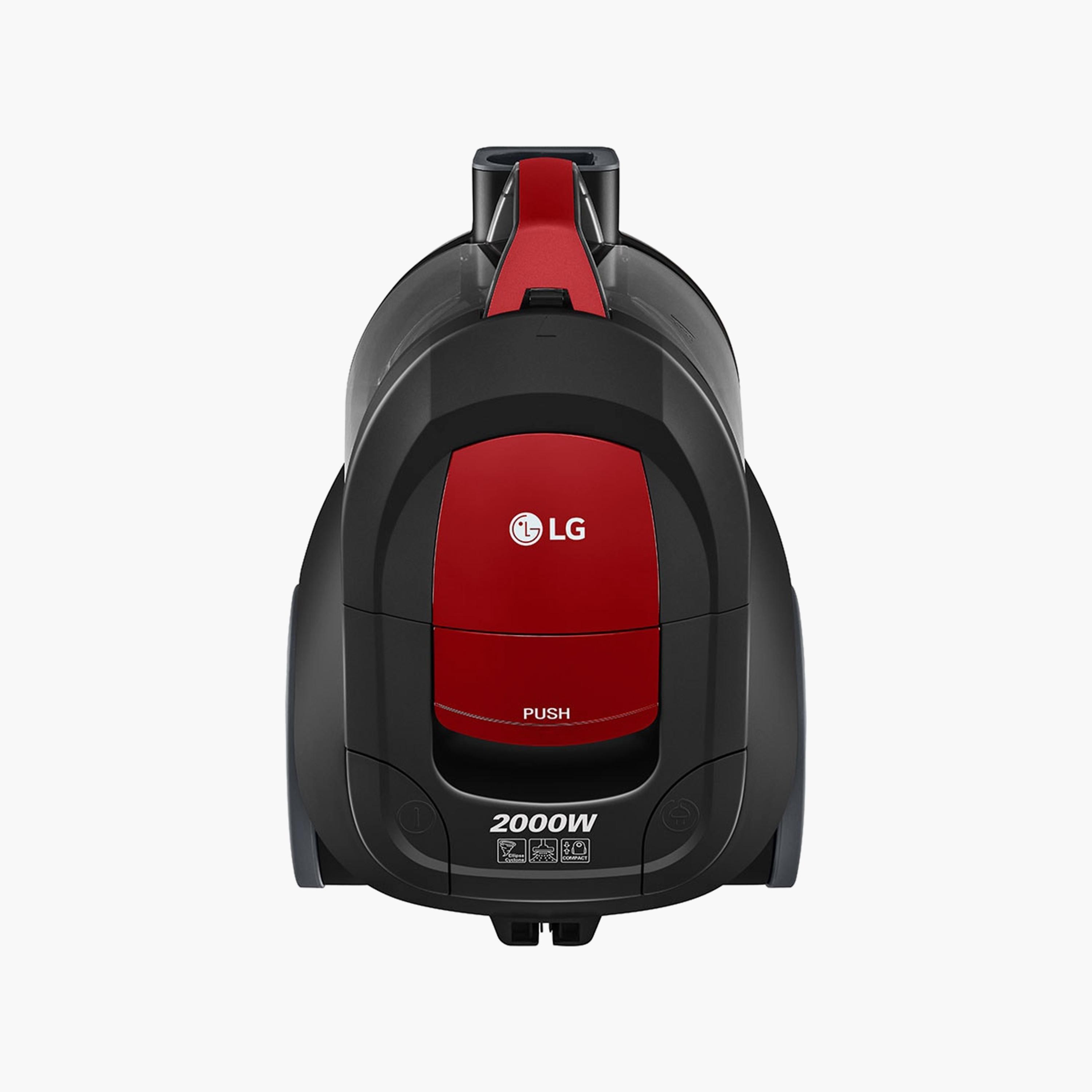 مكنسة كهربائية بدون كيس من إل جي باللونين الأحمر والأسود | VC5420NNTR-household-appliances-homeappliances-vacuumcleaners-image-2