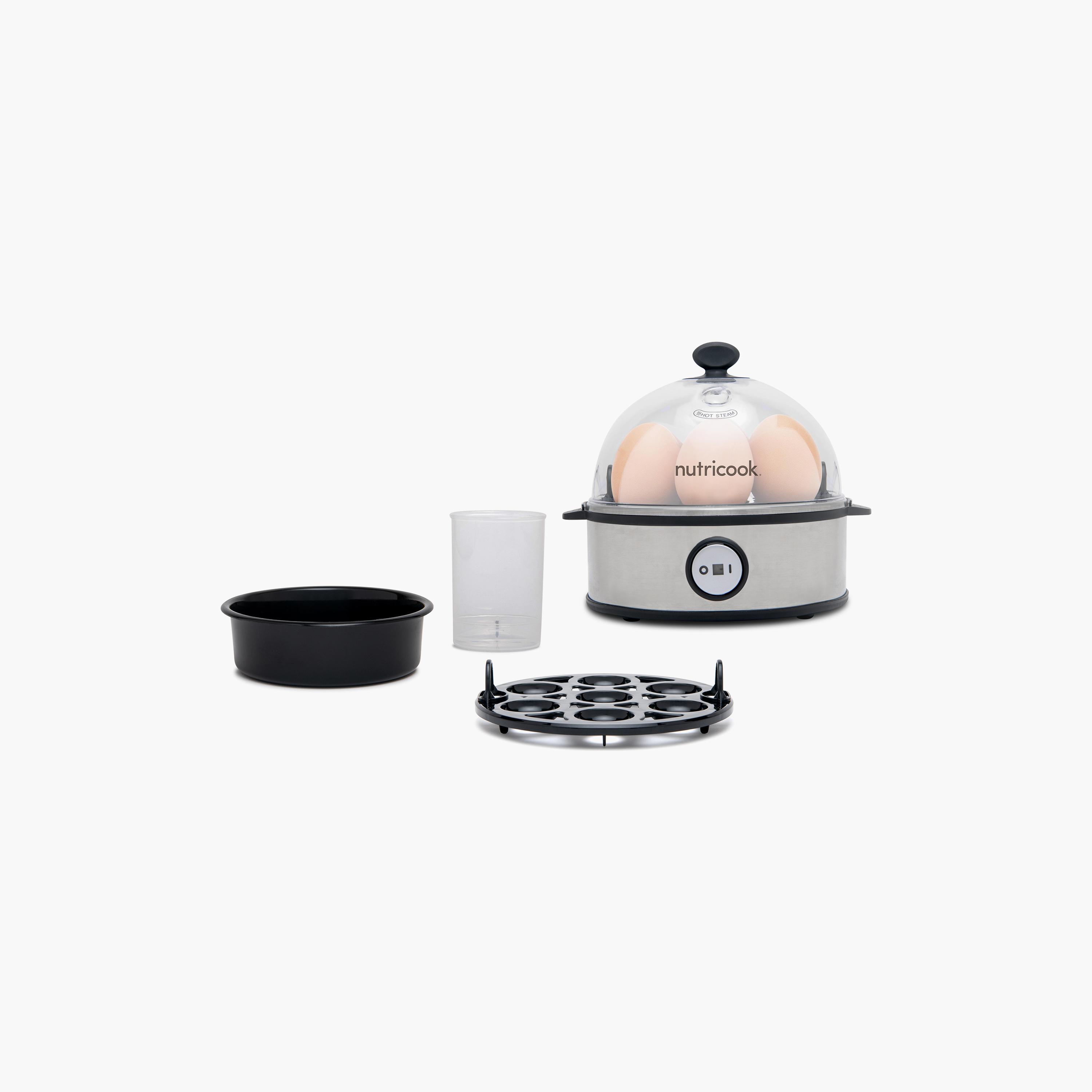 جهاز طهي البيض السريع من نوتريكوك مع 7 فتحات بلون فضي | NC-EC360-household-kitchen-cookware-cookwareandsets-image-2
