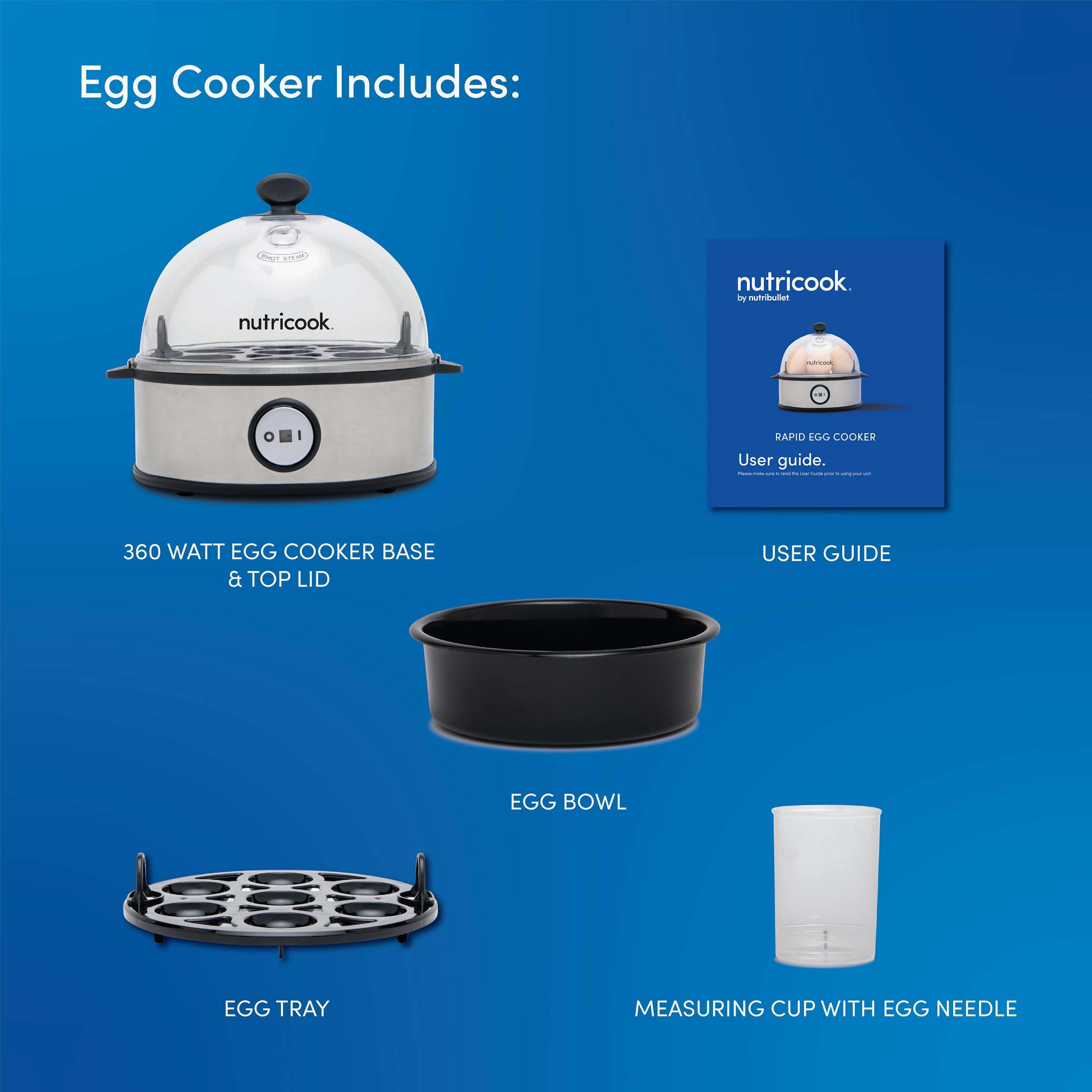 جهاز طهي البيض السريع من نوتريكوك مع 7 فتحات بلون فضي | NC-EC360-household-kitchen-cookware-cookwareandsets-image-3