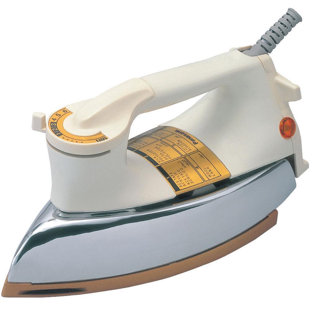 مكواة جافة مع 1000 واط بلون أبيض من باناسونيك | NI22AWTXJ-household-appliances-homeappliances-ironandsteamers-image-1