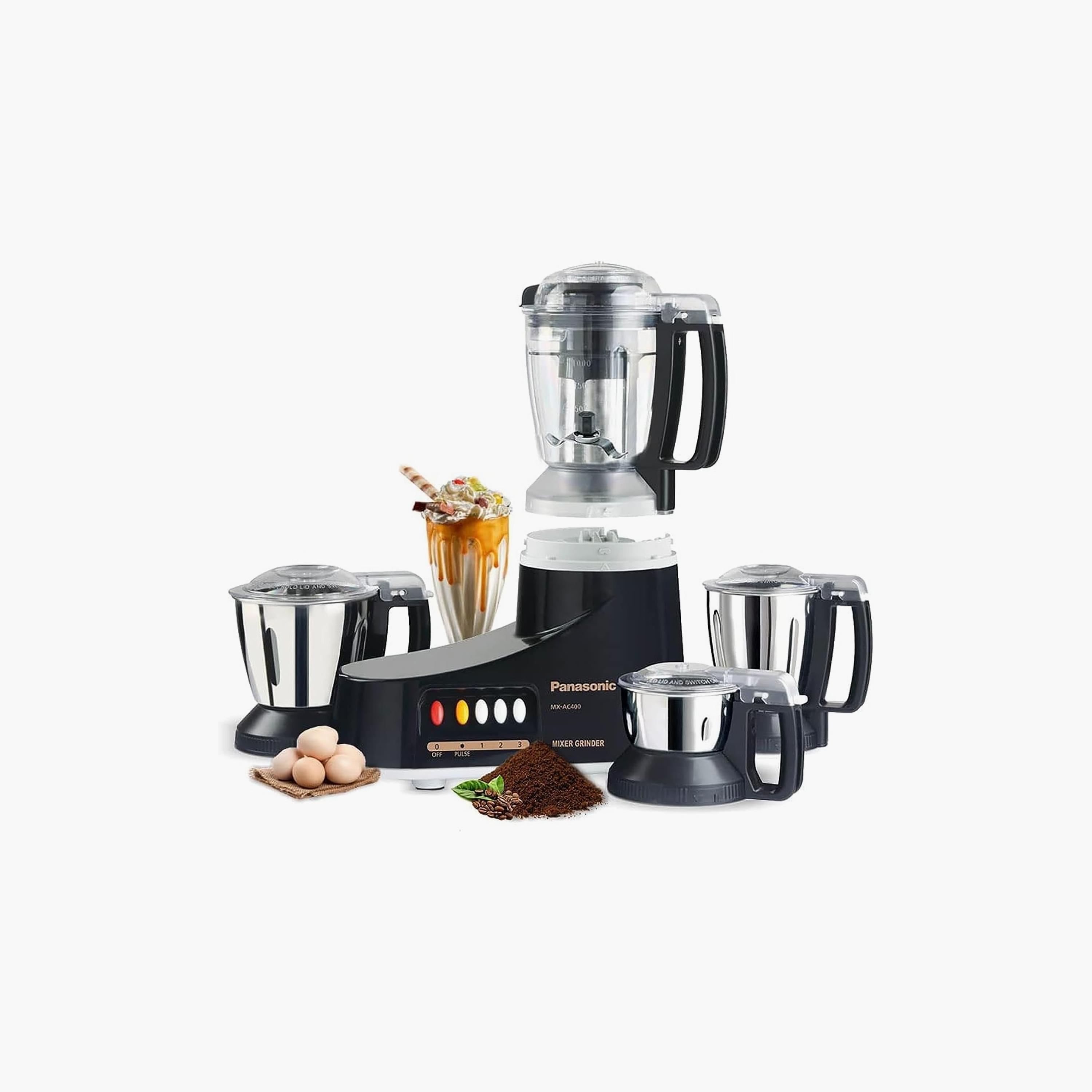 خلاط طاحونة من باناسونيك مع 550 واط | MX-AC400 (BLACK)-household-appliances-kitchenappliances-blendersmixersandgrinders-image-1