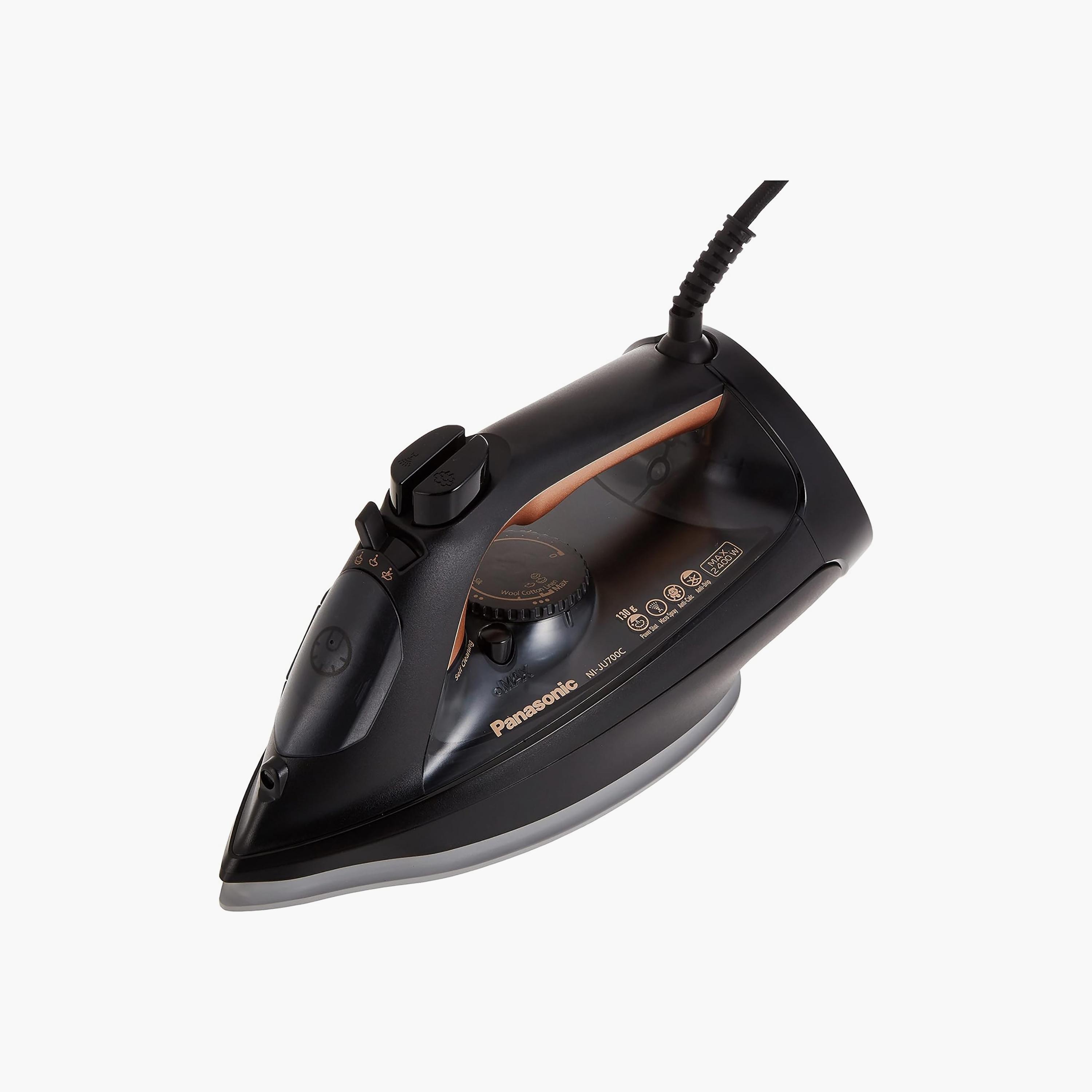مكواة بخار ذات باناسونيك باللون الأسود | NIJU700-household-appliances-homeappliances-ironandsteamers-image-1