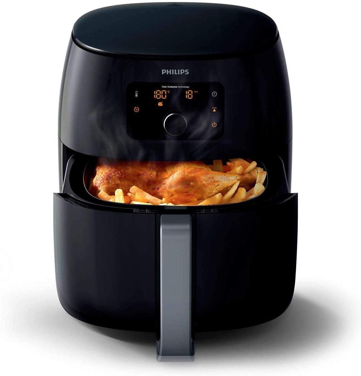مقلاة فيليبس الهوائية من مجموعة افانس سعة 1.4 كجم باللون الأسود | HD9650-90-household-appliances-kitchenappliances-foodprocessors-image-3