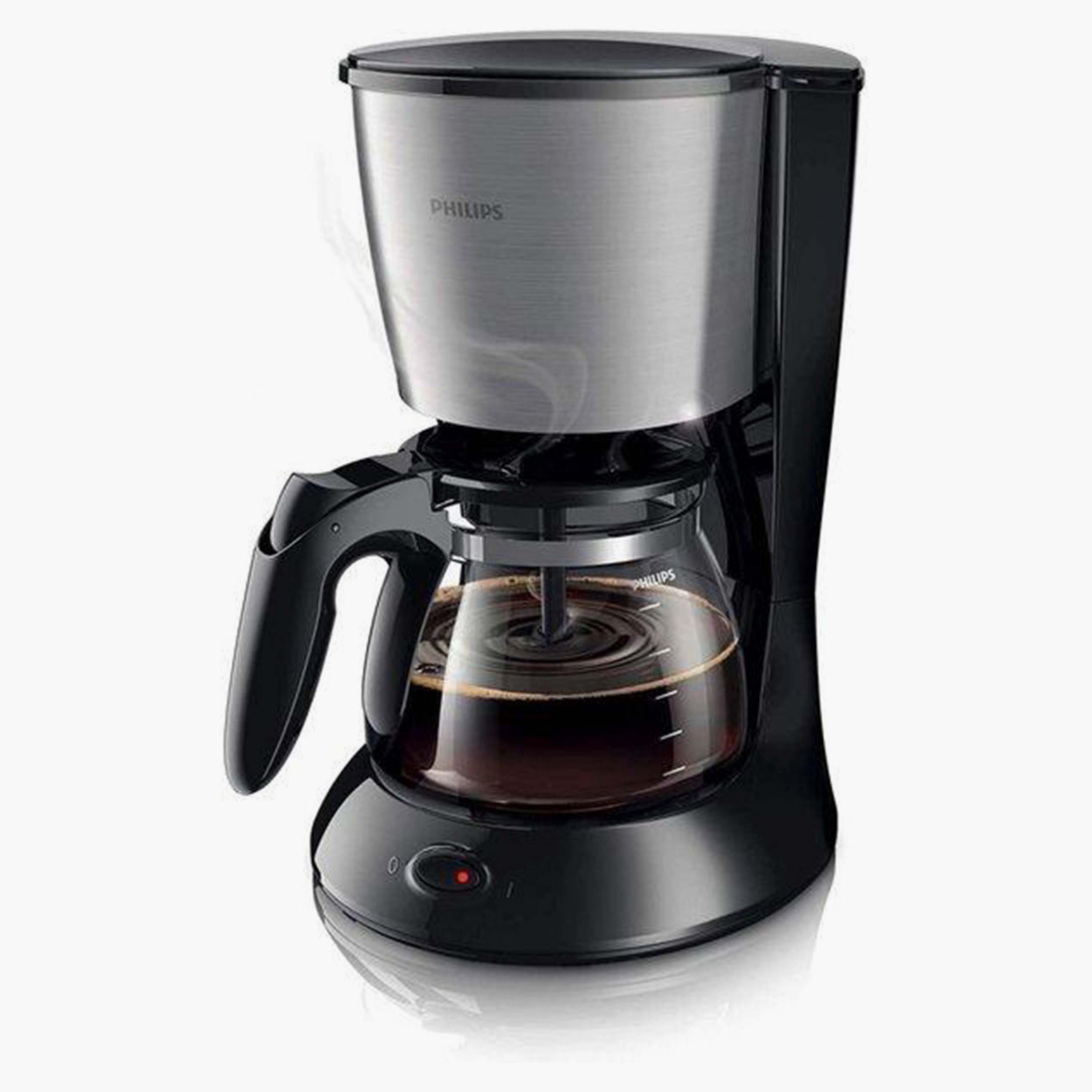 ماكينة صنع القهوة من فيليبس ذات ديلي كوليكشن مع نصف اوتوماتيك بلون اسود | HD7462-household-appliances-kitchenappliances-coffeemachines-image-1