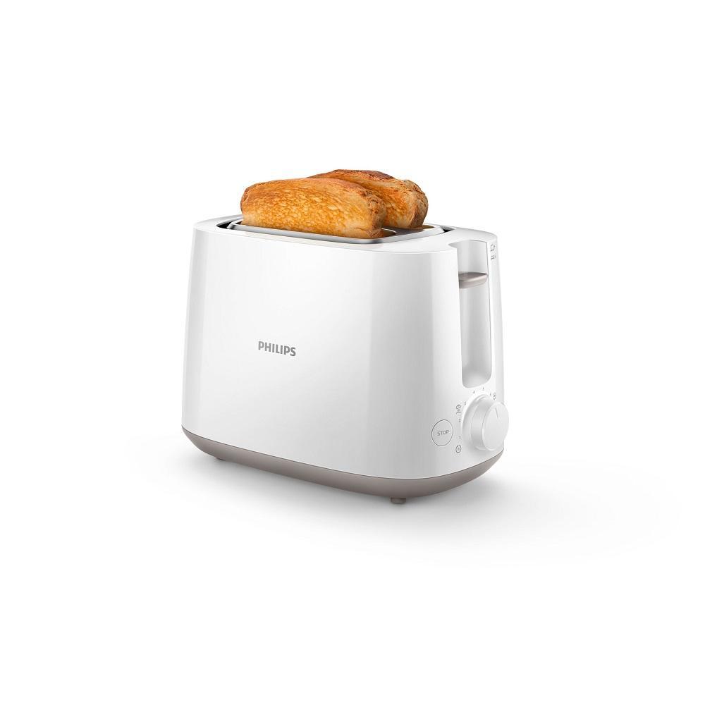 PHILIPS 2 Slice Daily Collection Toaster White | HD2581-household-appliances-kitchenappliances-toasters-image-1