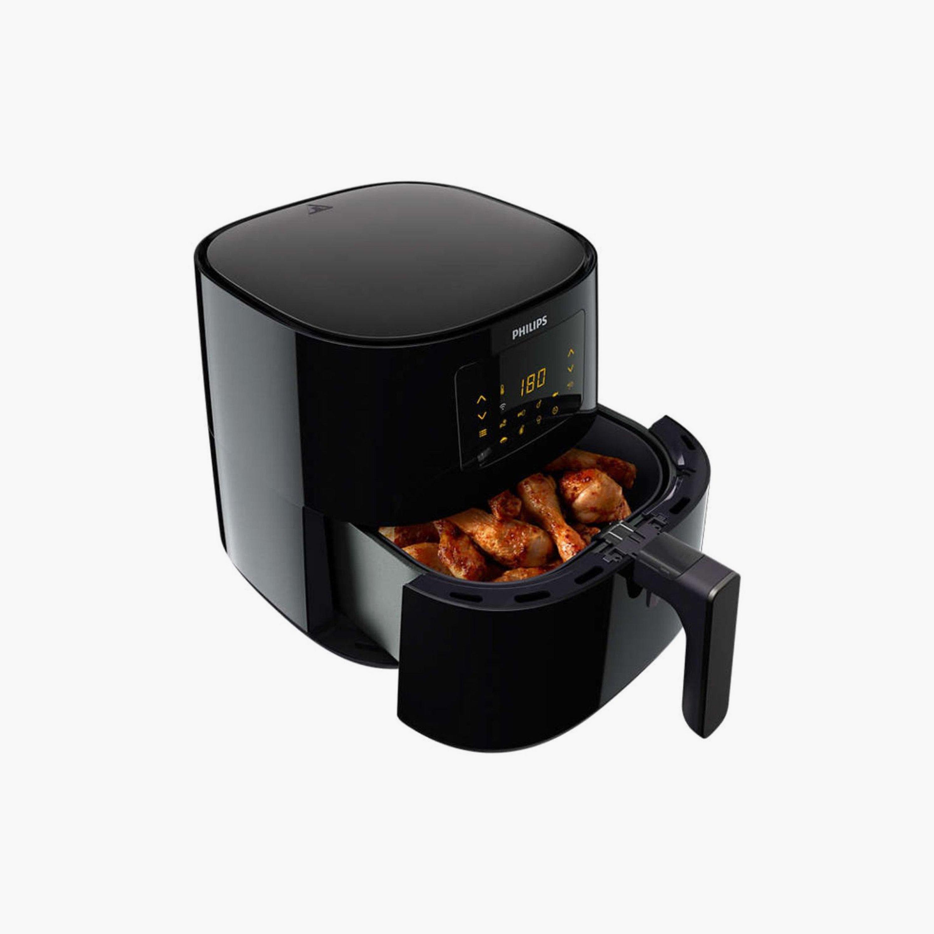 قلاية هوائية من فيليبس مع 6.2 لتر بلون أسود | HD9280-household-appliances-kitchenappliances-foodprocessors-image-3