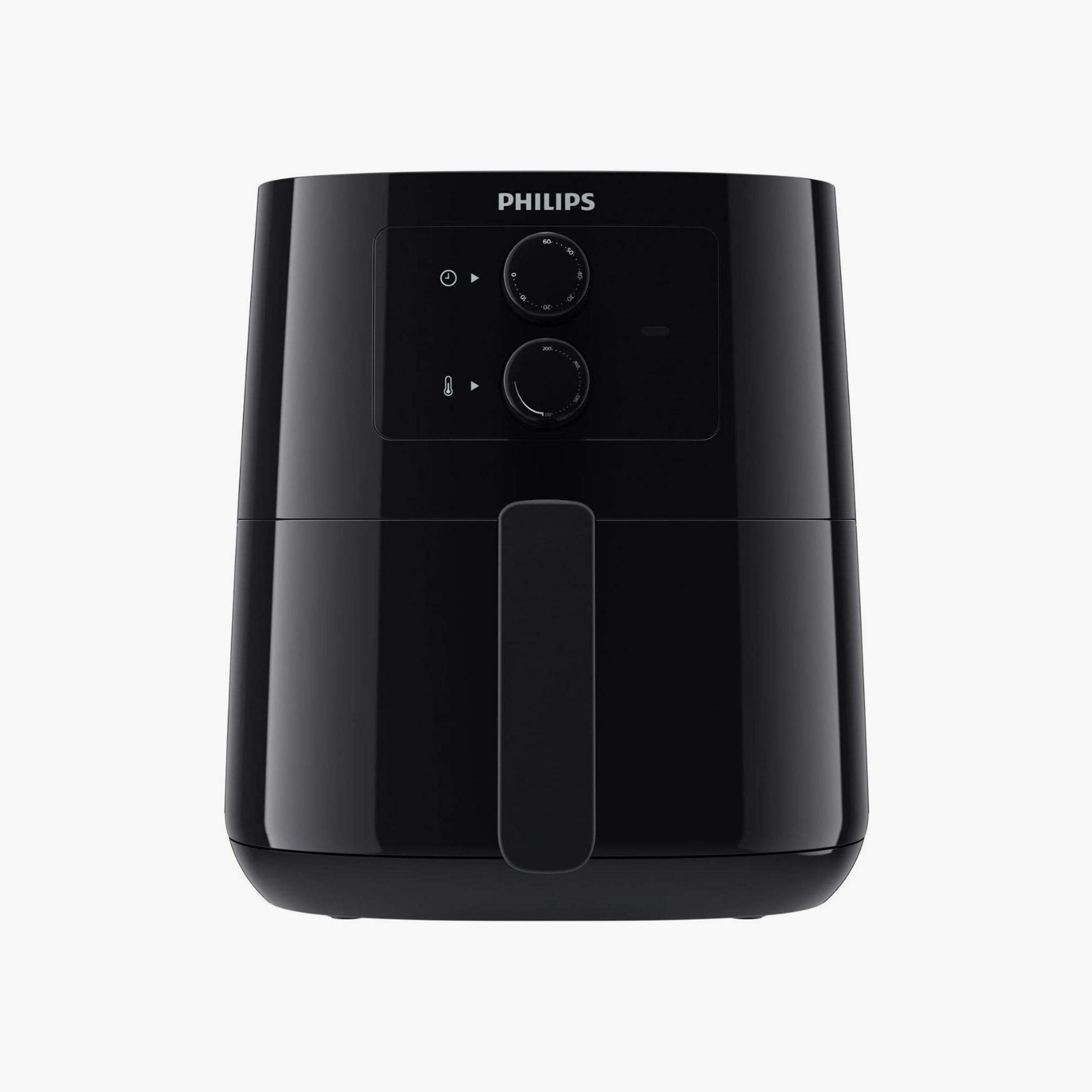 مقلاة فيليبس الهوائية الأساسية مع 50 هرتز ذات تناظرية بلون أسود | HD9200-household-appliances-kitchenappliances-foodprocessors-image-1
