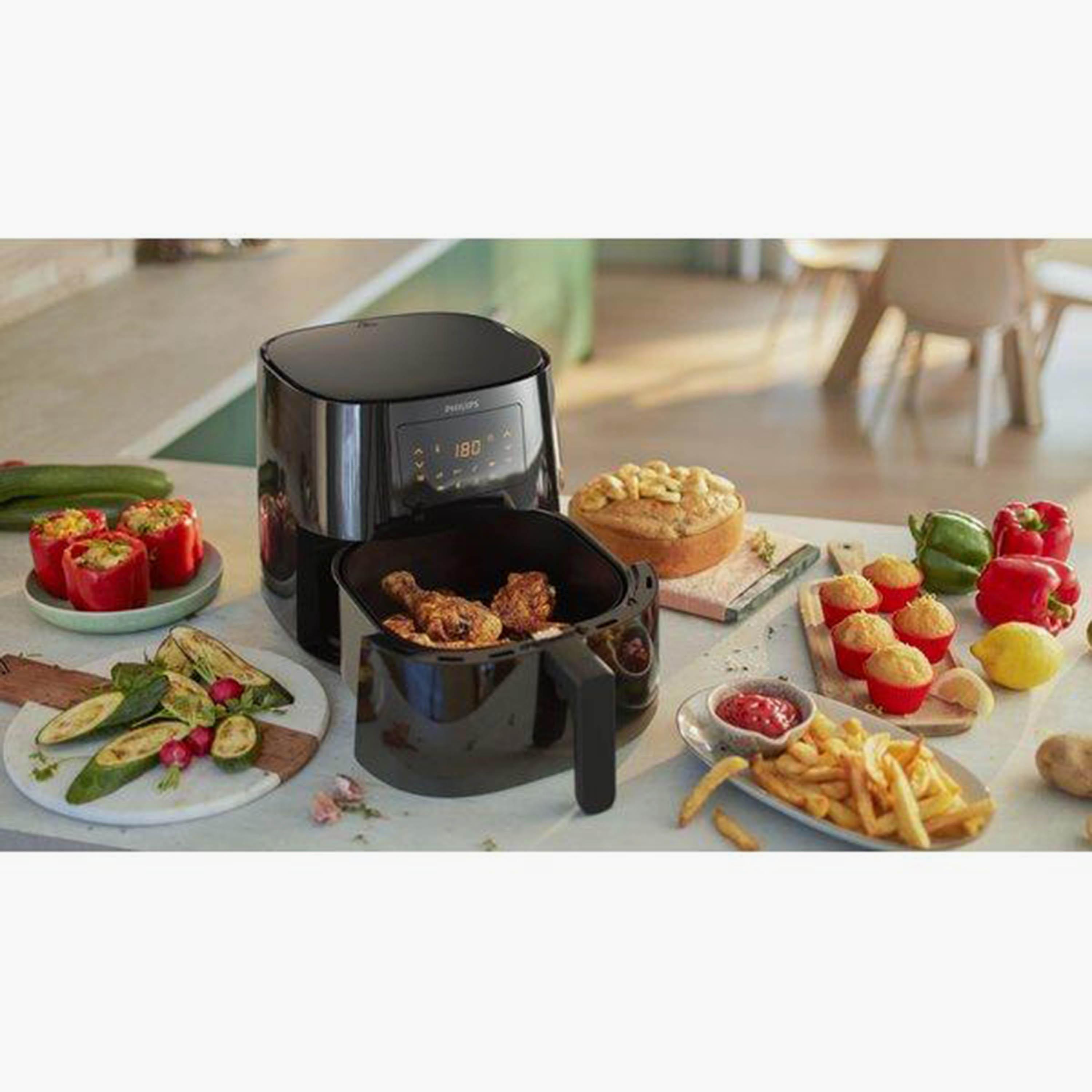 Philips Air Fryer 91 Black | HD9270-household-appliances-kitchenappliances-foodprocessors-image-2