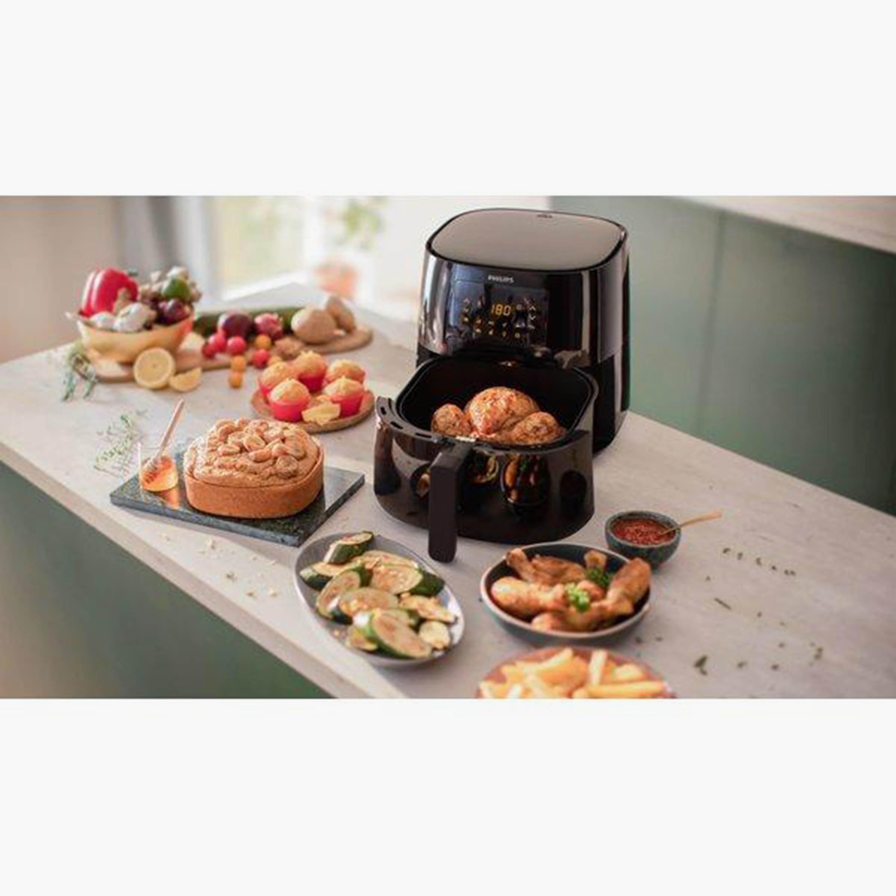Philips Air Fryer 91 Black | HD9270-household-appliances-kitchenappliances-foodprocessors-image-3