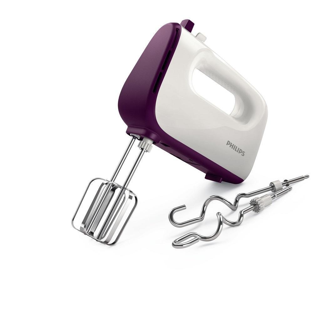 خلاط فيليبس ذو فيفا كوليكشن باللونين الأبيض والأرجواني | HR3740-household-appliances-kitchenappliances-blendersmixersandgrinders-image-1