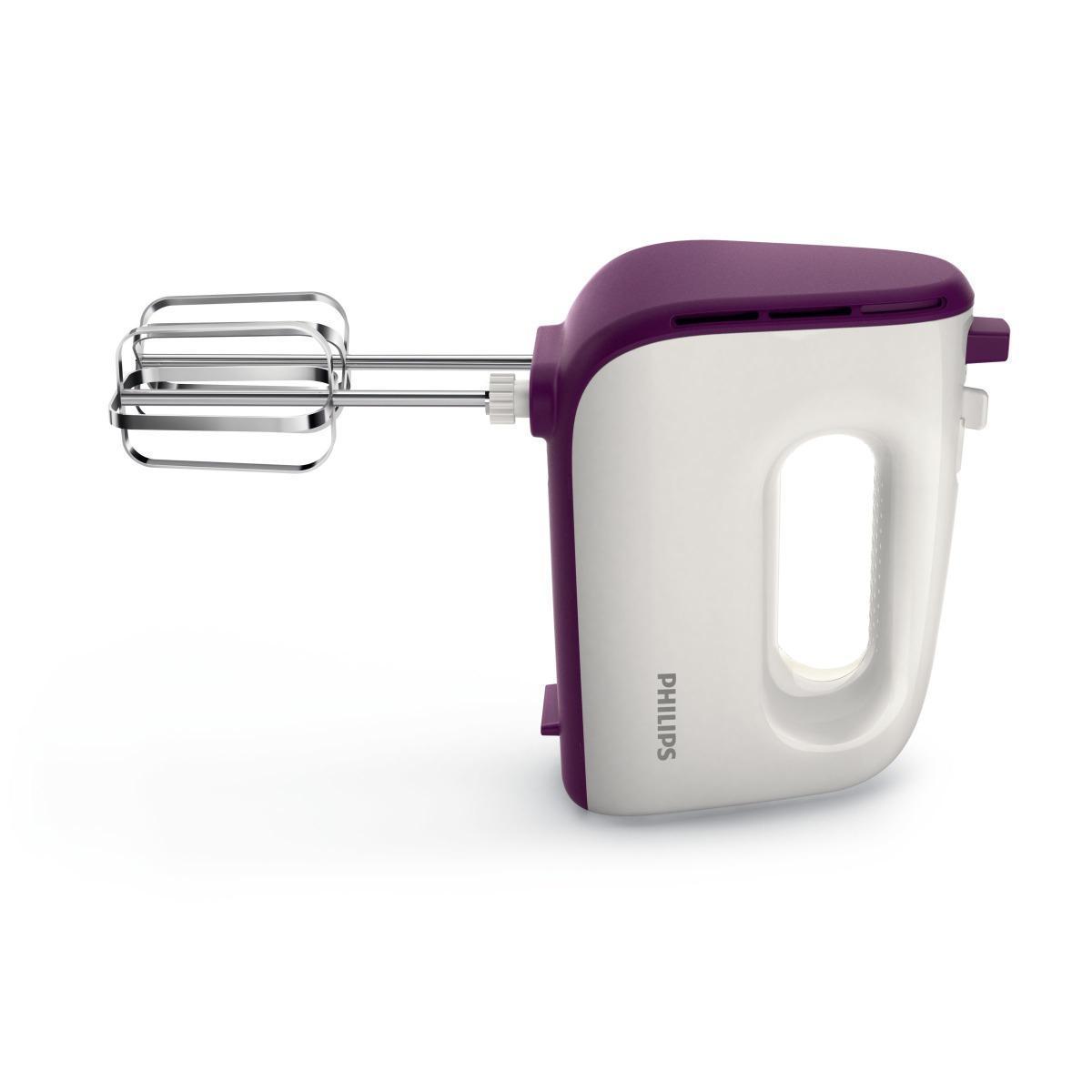 خلاط فيليبس ذو فيفا كوليكشن باللونين الأبيض والأرجواني | HR3740-household-appliances-kitchenappliances-blendersmixersandgrinders-image-2