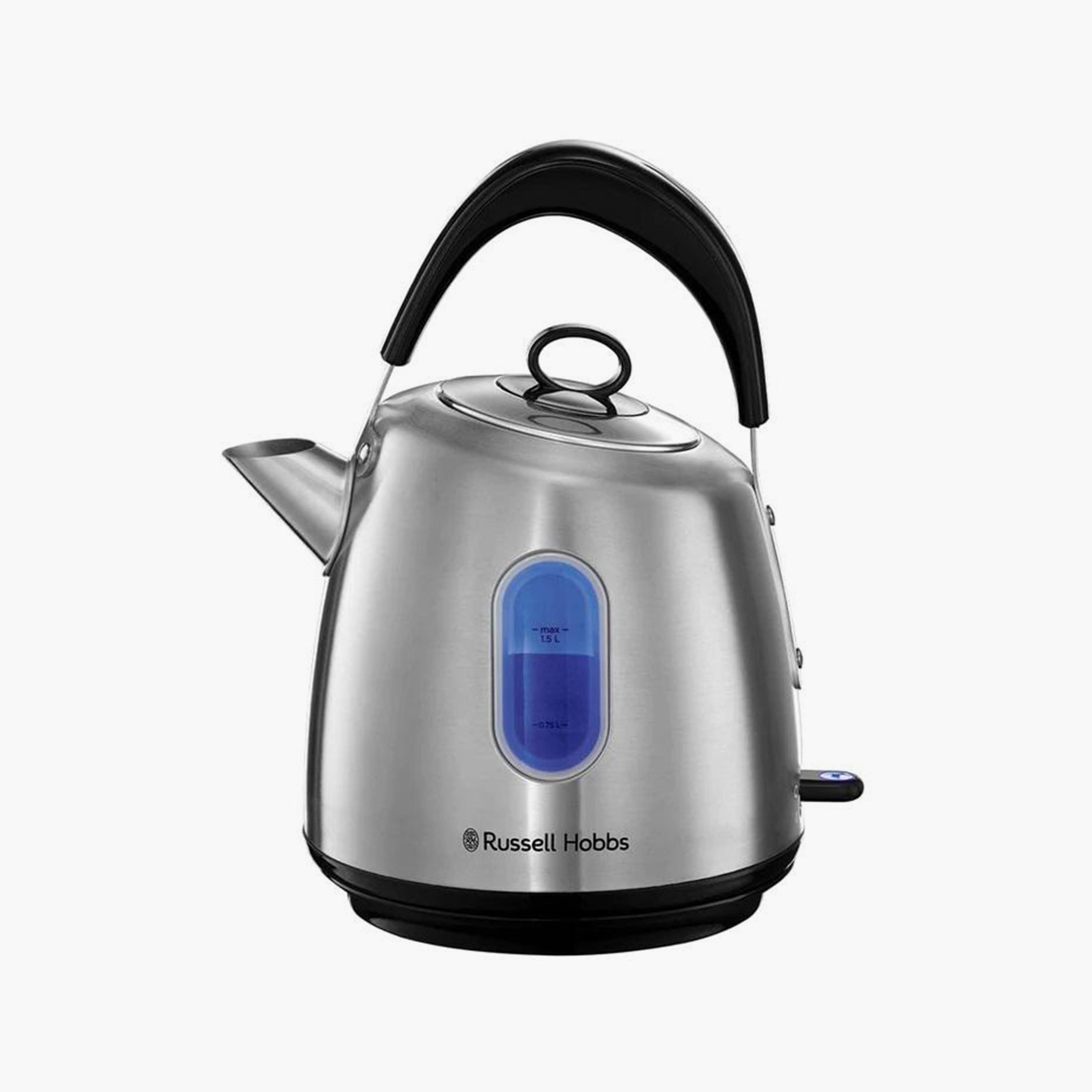 غلاية 1.5 لتر ستانلس ستيل مصقول 2200 وات من راسل هوبز ستايلفيا - 28130-household-appliances-kitchenappliances-electrickettles-image-1