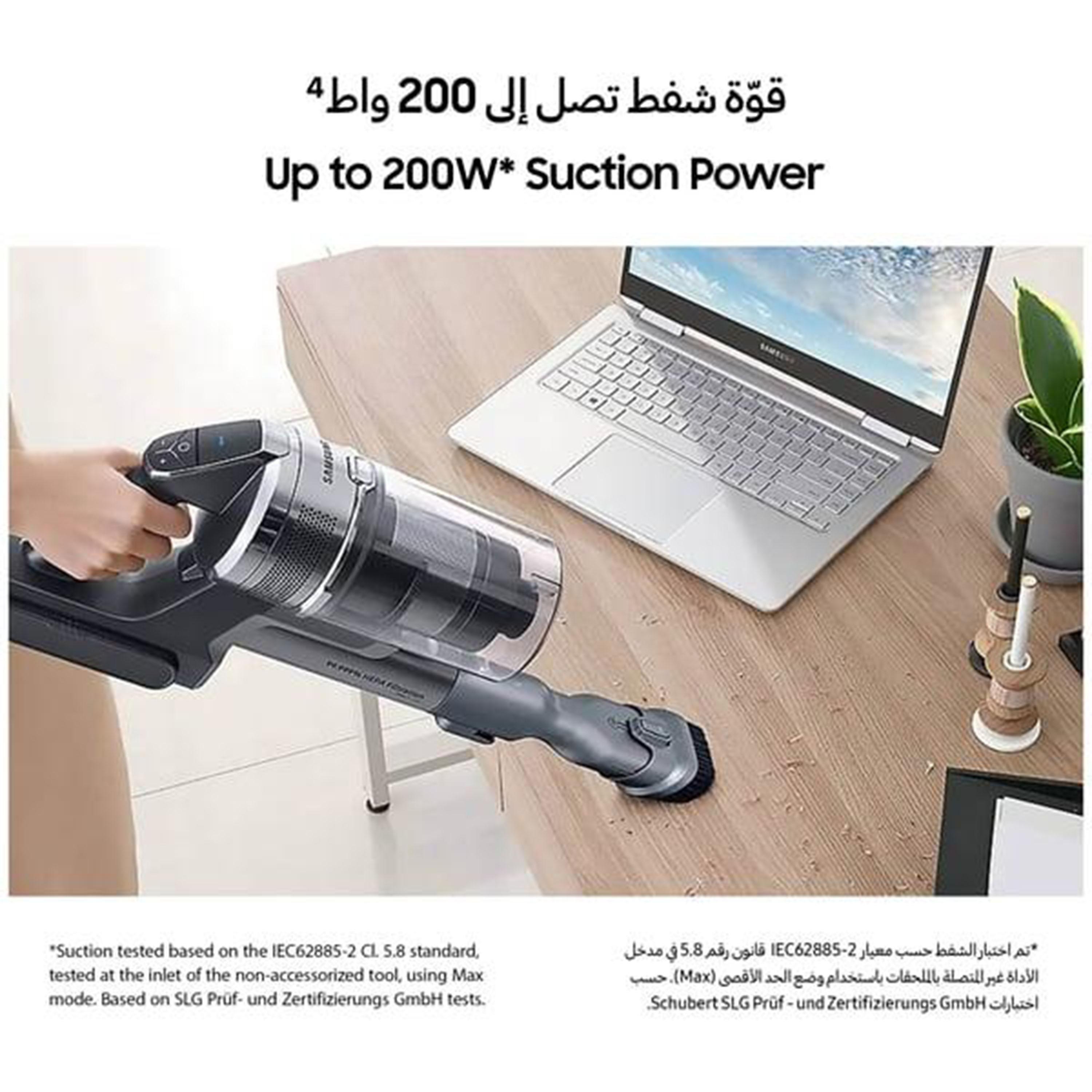 مكنسة كهربائية كاملة من سامسونج جيت 90 بلون فضي | VS20R9046T3-SG-household-appliances-homeappliances-vacuumcleaners-image-4