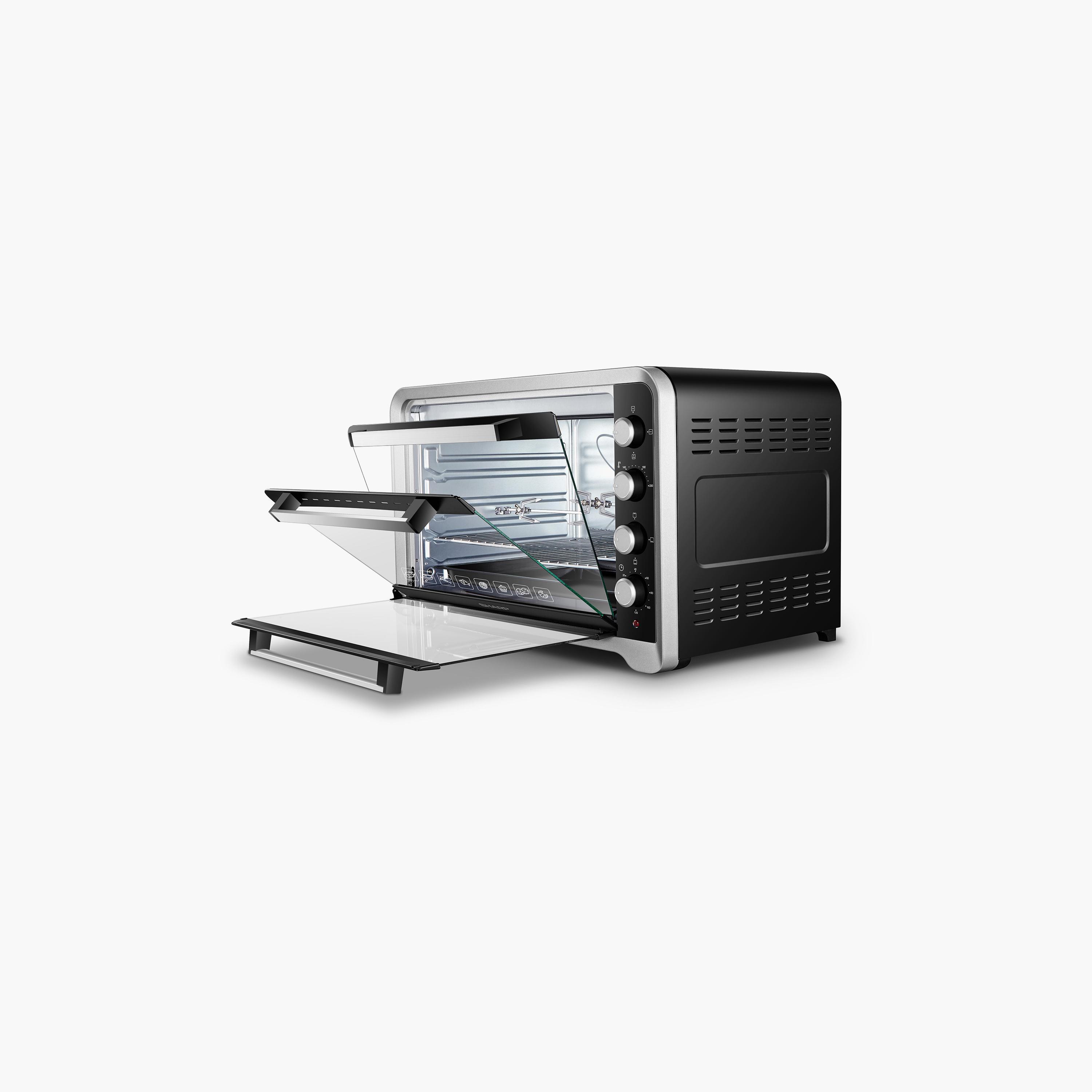 فرن كهربائي من شارب مع 100 لتر بلون أسود وفضي | EO-G120K3-household-appliances-kitchenappliances-microwavesandovens-image-4