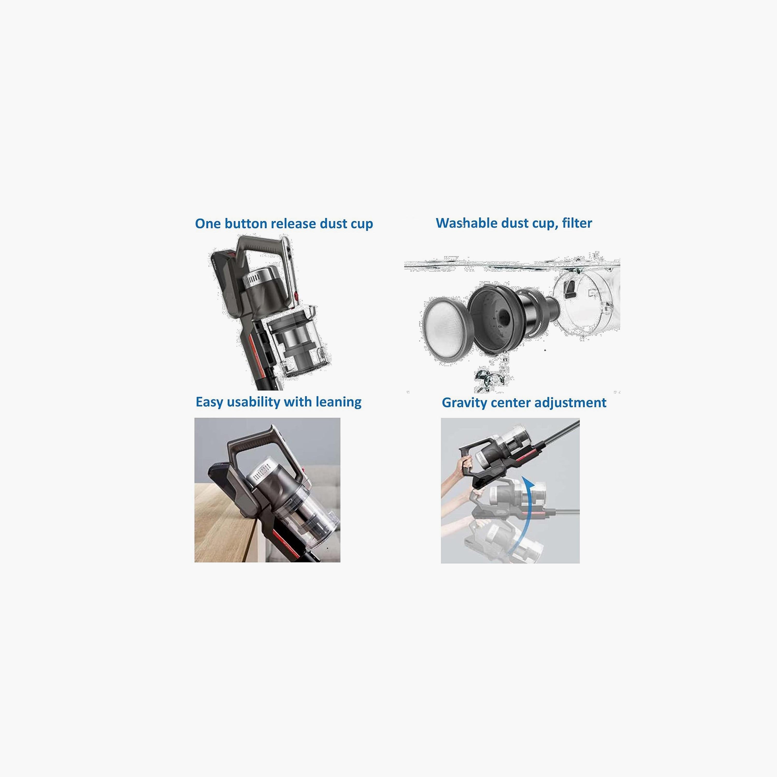 مكنسة كهربائية لاسلكية من شارب مع 150 واط بلون أسود | EC-CS150DC-BZ-household-appliances-homeappliances-vacuumcleaners-image-3