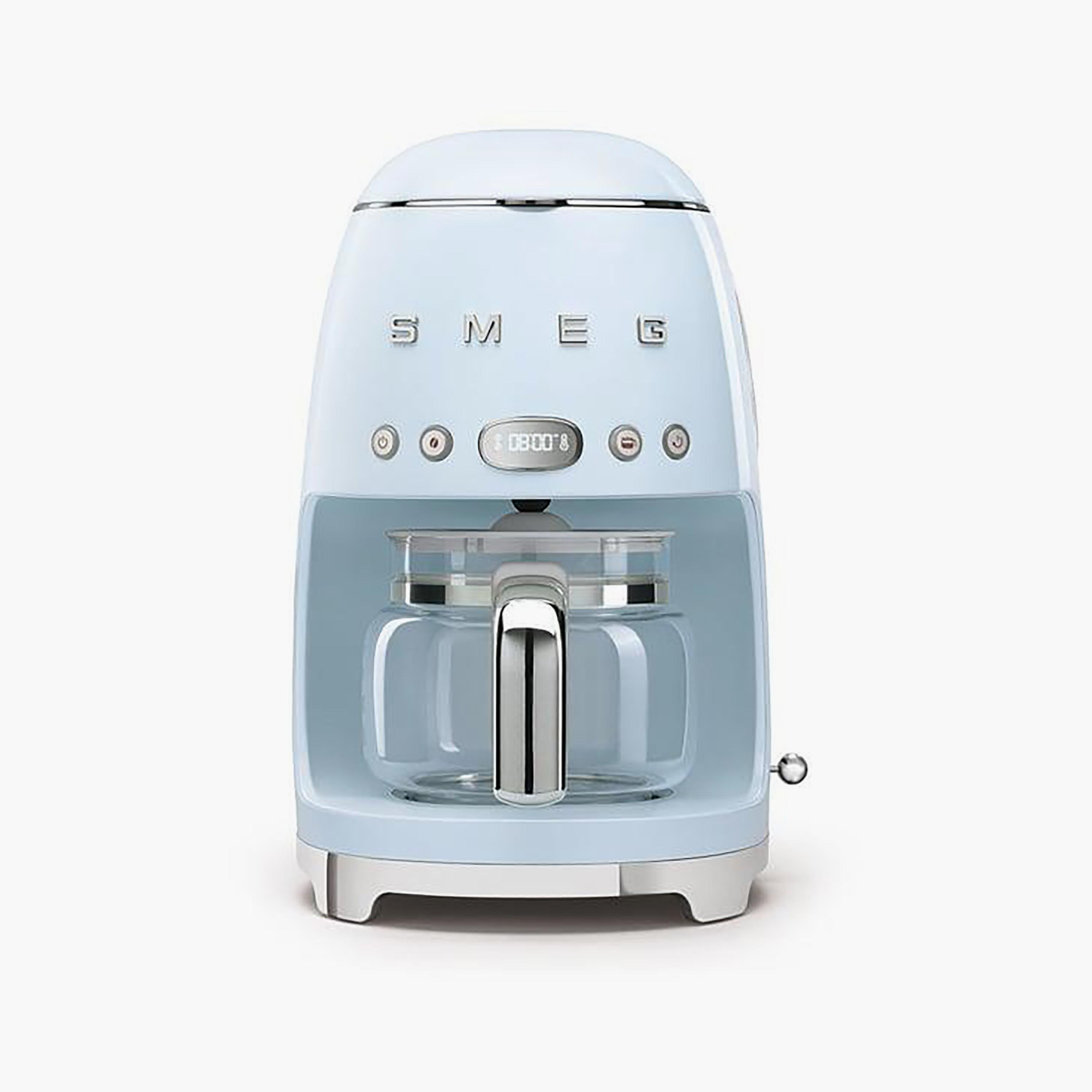 ماكينة صنع القهوة بفلتر بالتنقيط من سميج مع لون أزرق فاتح | DCF02PBUK-household-appliances-kitchenappliances-coffeemachines-image-1