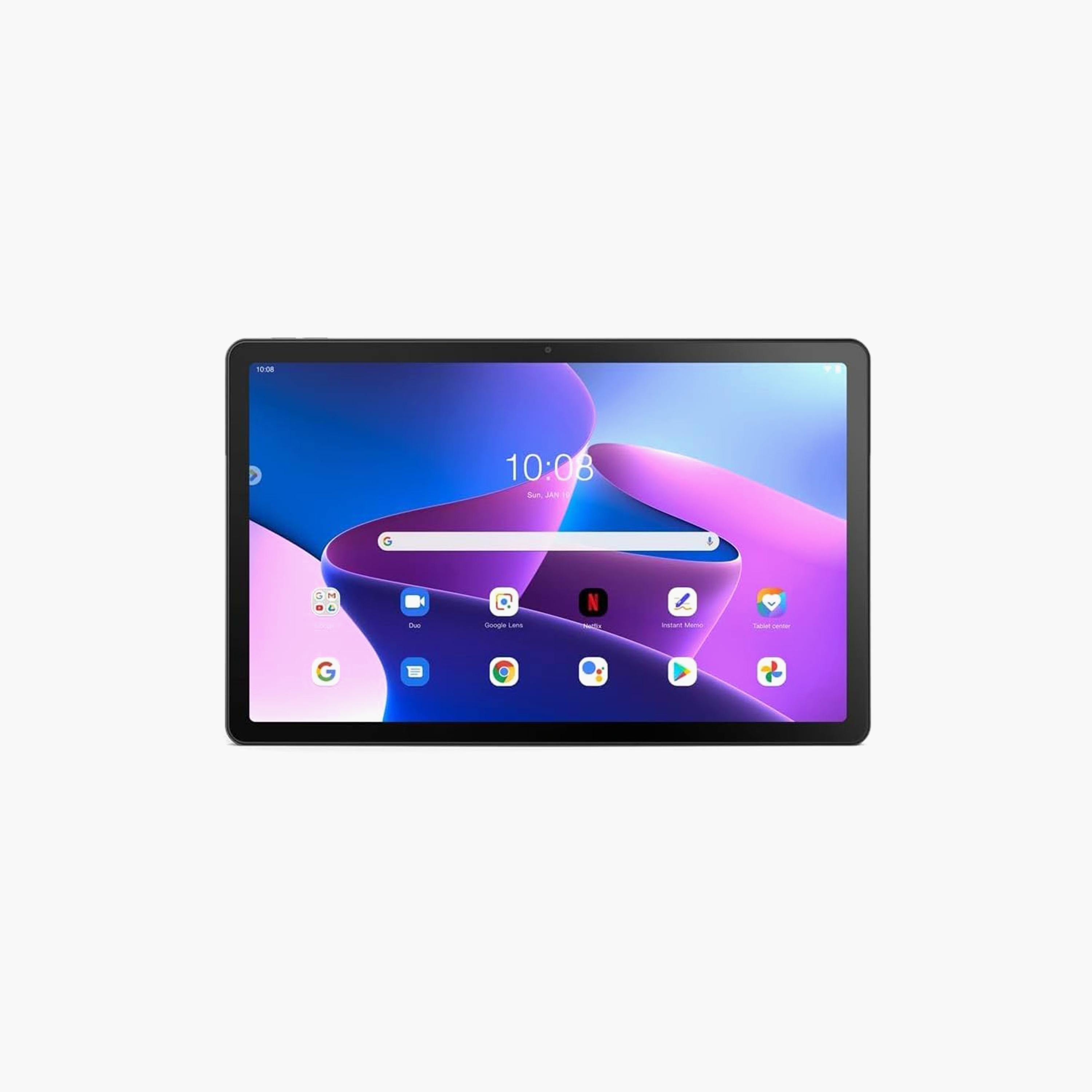 لينوفو M10 بلس الجيل 3 TB-128XU مع واي فاي + 4 جي و128 جيجابايت و4 جيجابايت ذو 10.1 بوصة بلون رمادي عاصف-electronics-tablets-image-4