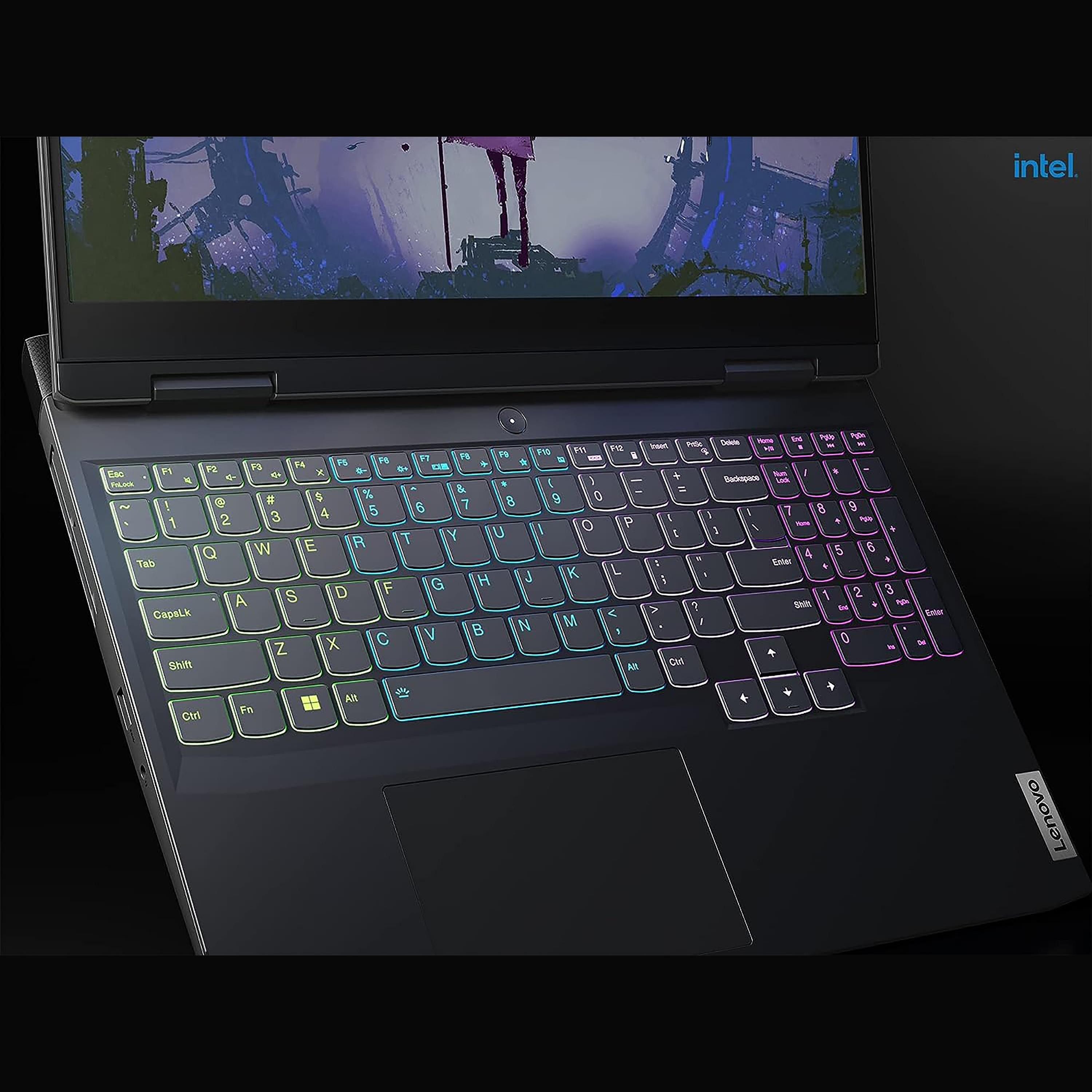 Lenovo IdeaPad Gaming 3 15IAH7 Gaming Laptop  12th Gen Core i7 3.5GHz 16GB 512GB 4GB Win11 15.6inch FHD Grey NVIDIA GeForce RTX 3050 English/Arabic Keyboard-electronics-gamesandconsoles-image-2