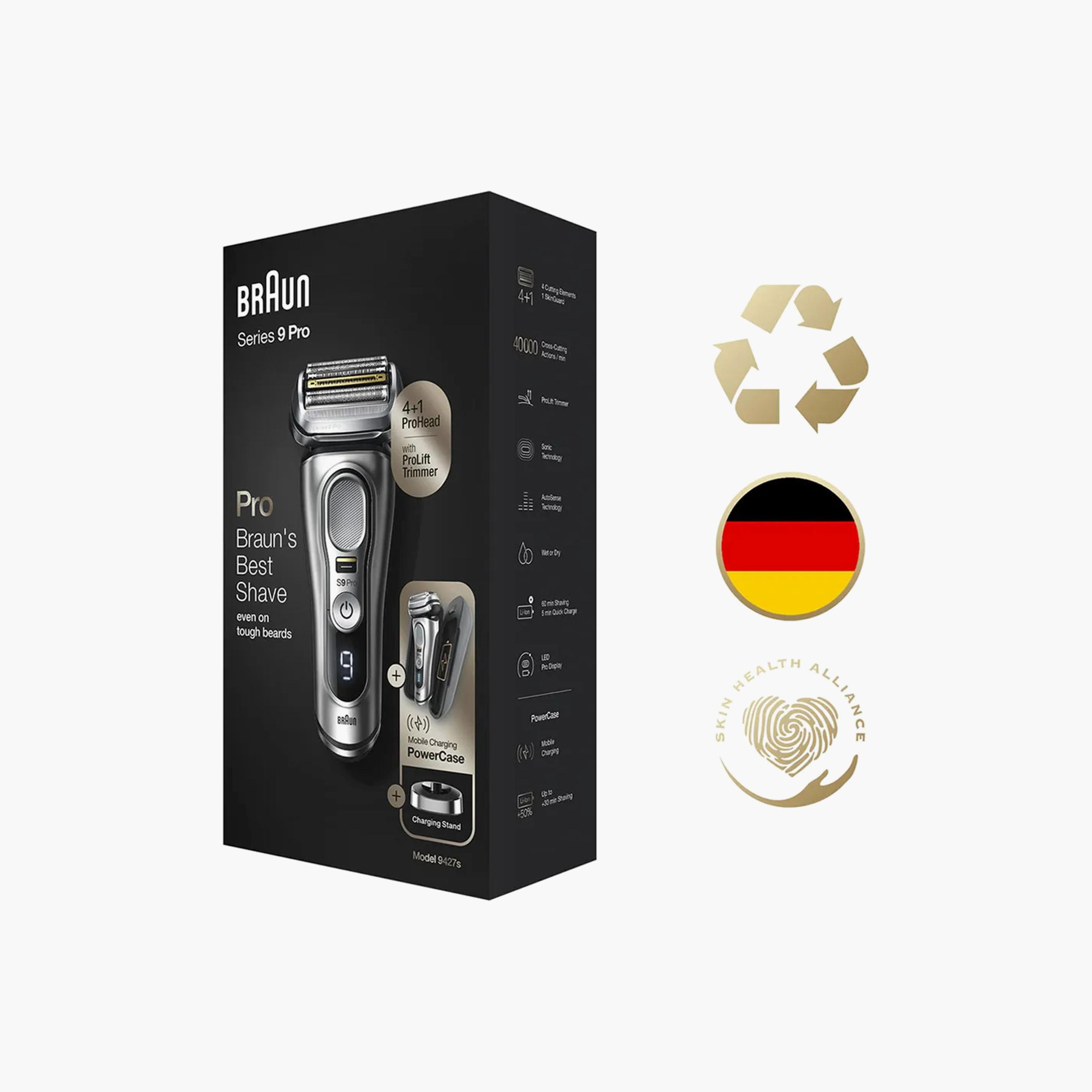 Braun Series 9 Pro Wet and Dry Shaver Silver - Shaver 9427S-beautyandpersonalcare-mens-shaving-image-2