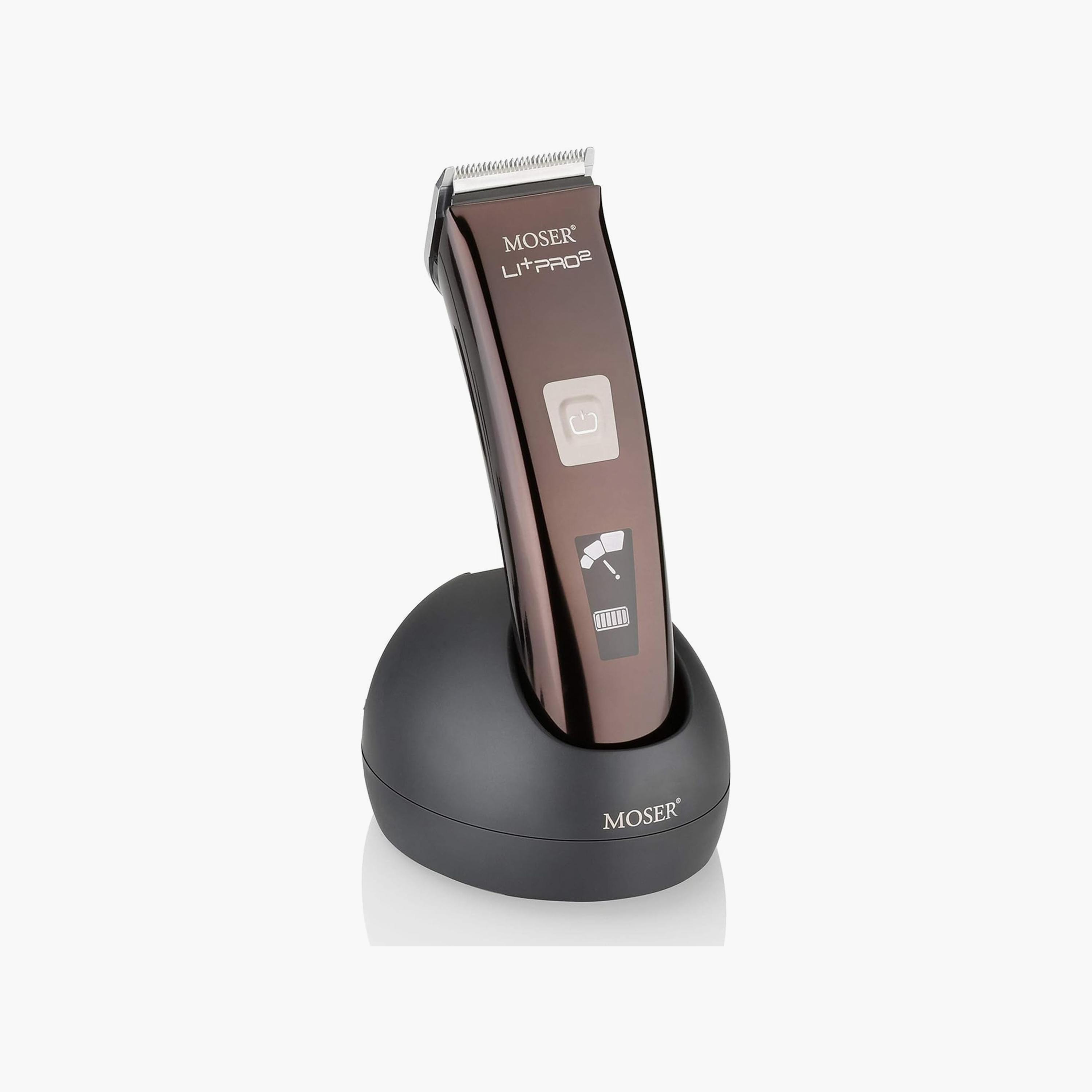 مقص الشعر Moser Li وPro2 Professional - البورغندي المعدني العميق - 1888-0151-beautyandpersonalcare-mens-shaving-image-1