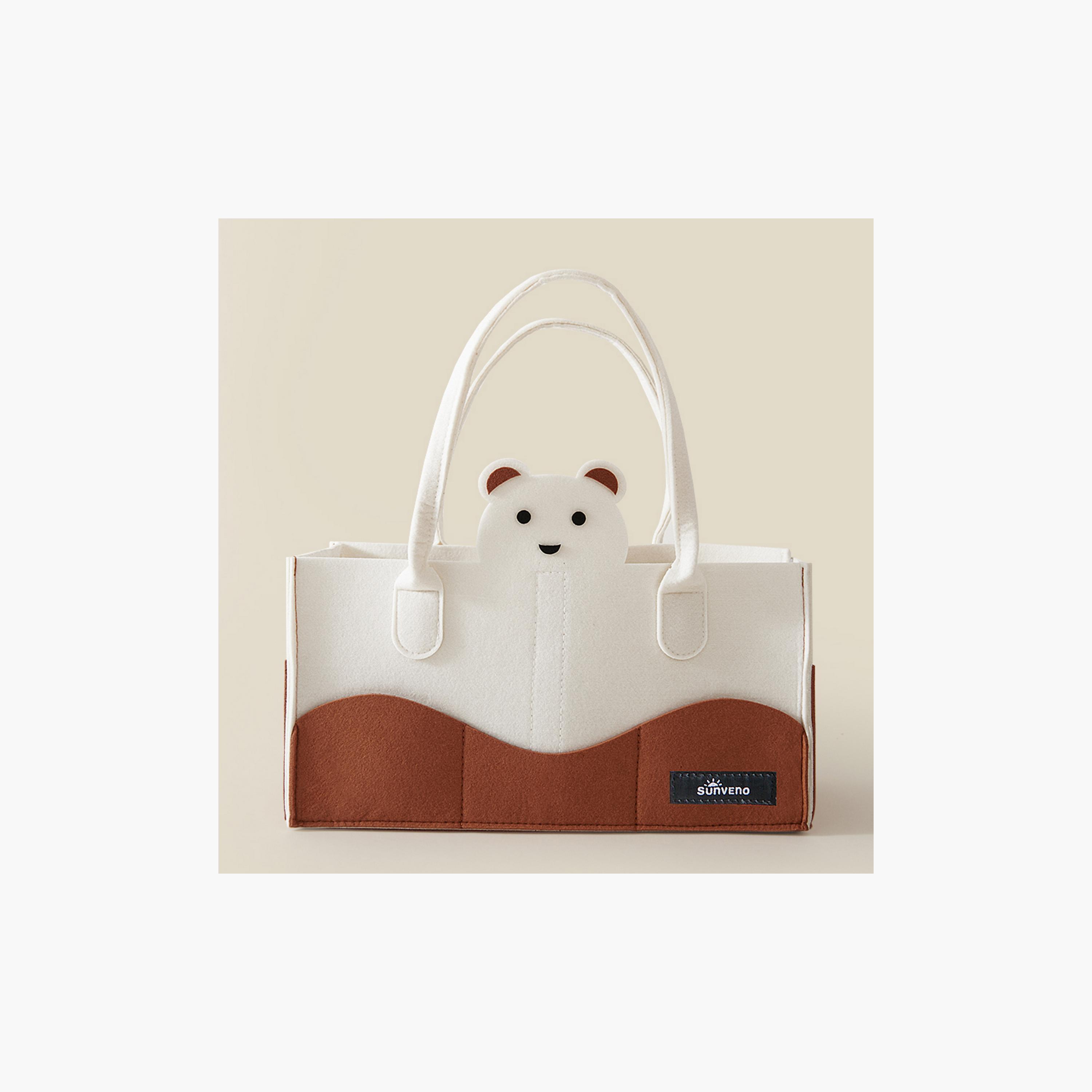 Sunveno Organizer Diaper Caddy, Ivory-baby-diapering-diaperbags-image-5