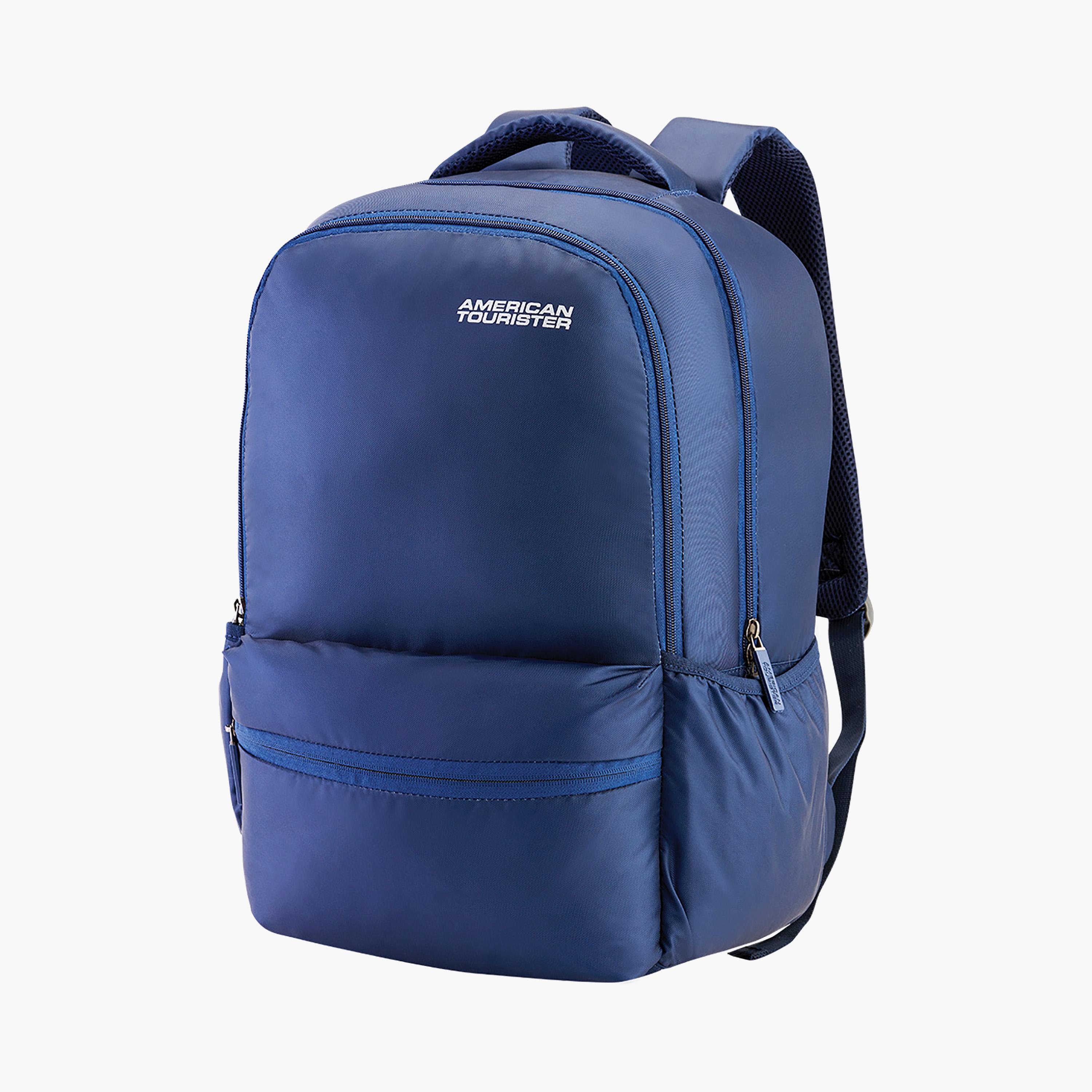 American tourister navy outlet blue backpack