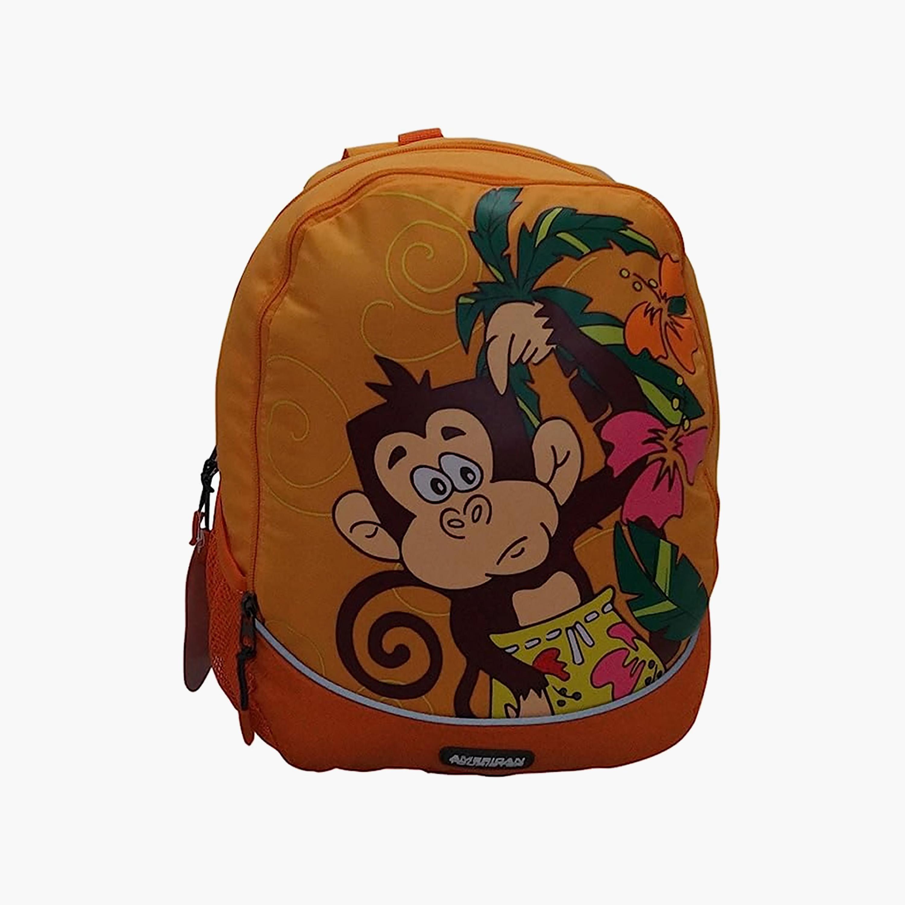 شنطة ظهر كلاسيك من امريكان توريستر بلون أصفر ذات شعار طفل مطبوعة-school-bagsandbackpacks-backpacks-image-1