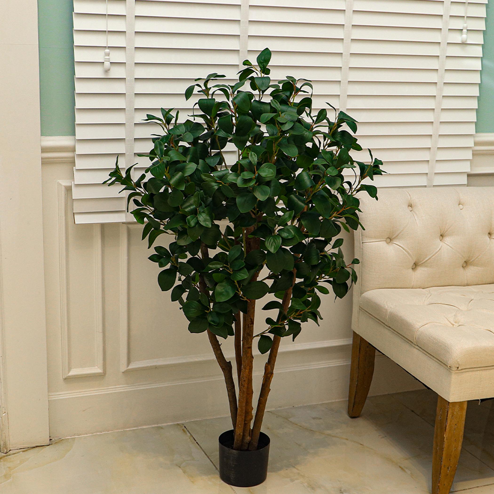 Artificial Olive Leaves Potted Tree - 120 cm