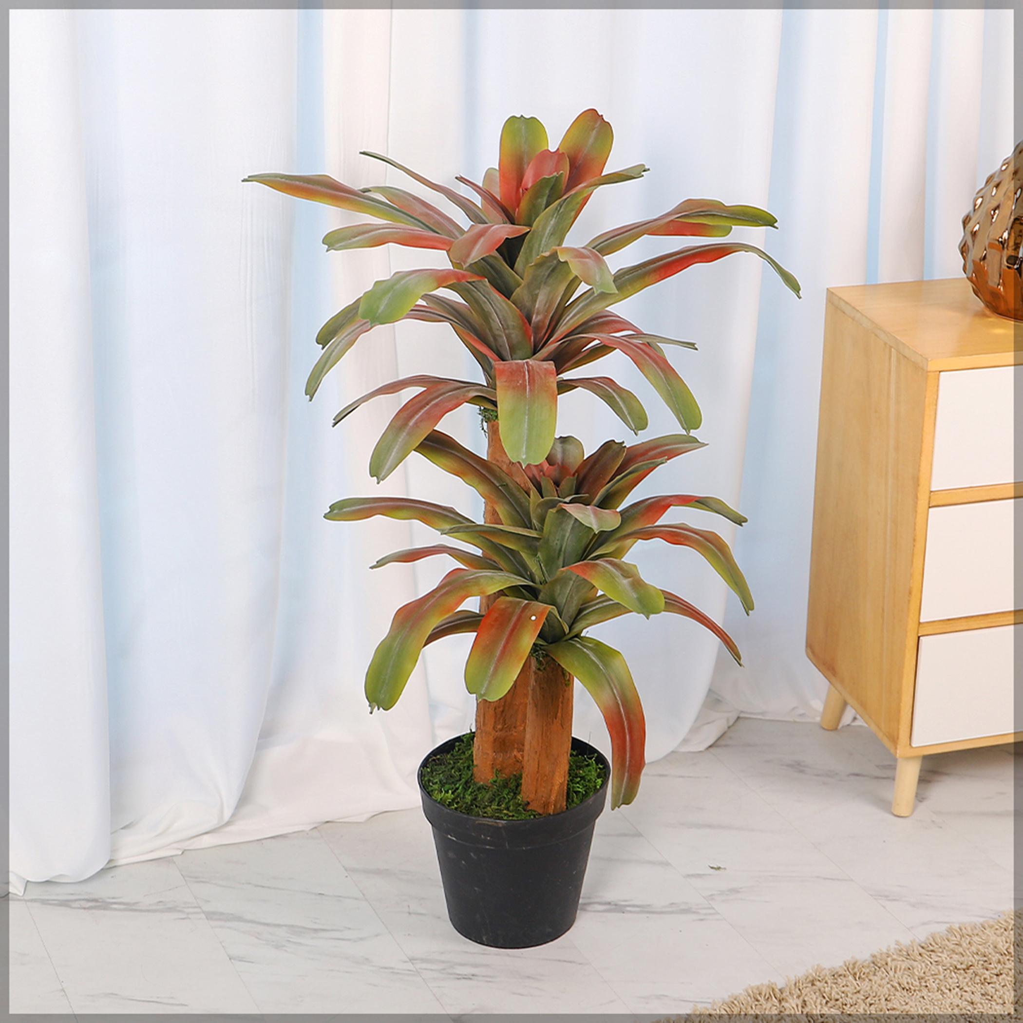 Artificial 2-Rod Potted Plant - 90 cm