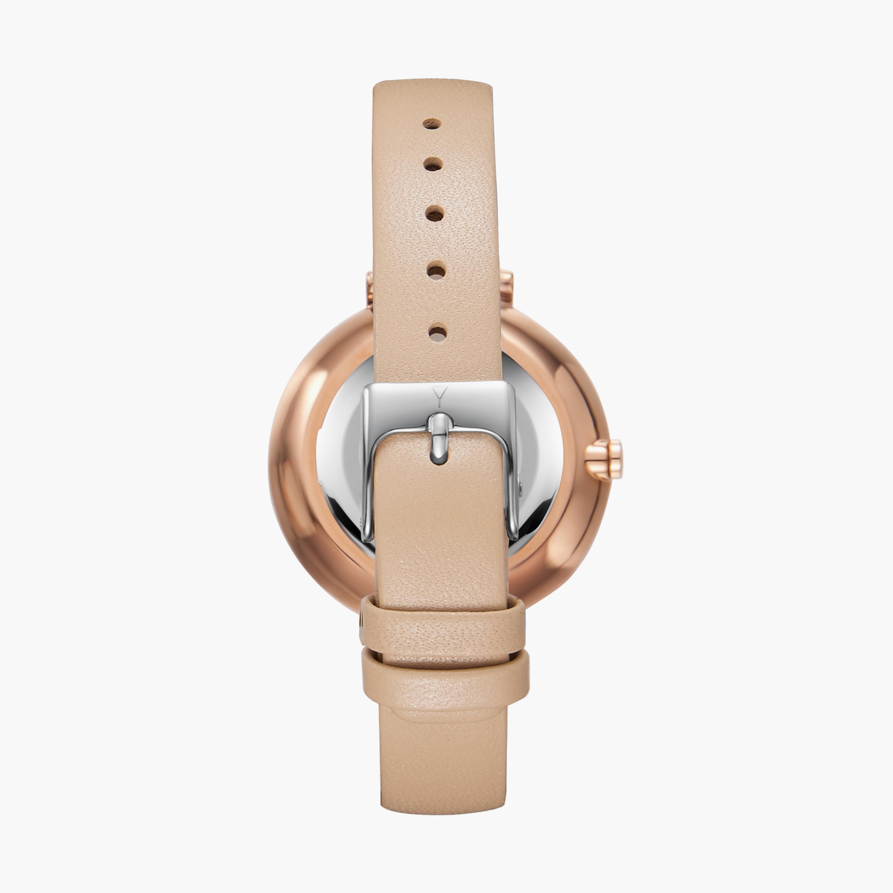 E23501-SLCK | ساعة انالوج من إكستاسي للنساء بسوار جلدي مع لون بيج-women-watchesandjewellery-watches-image-3