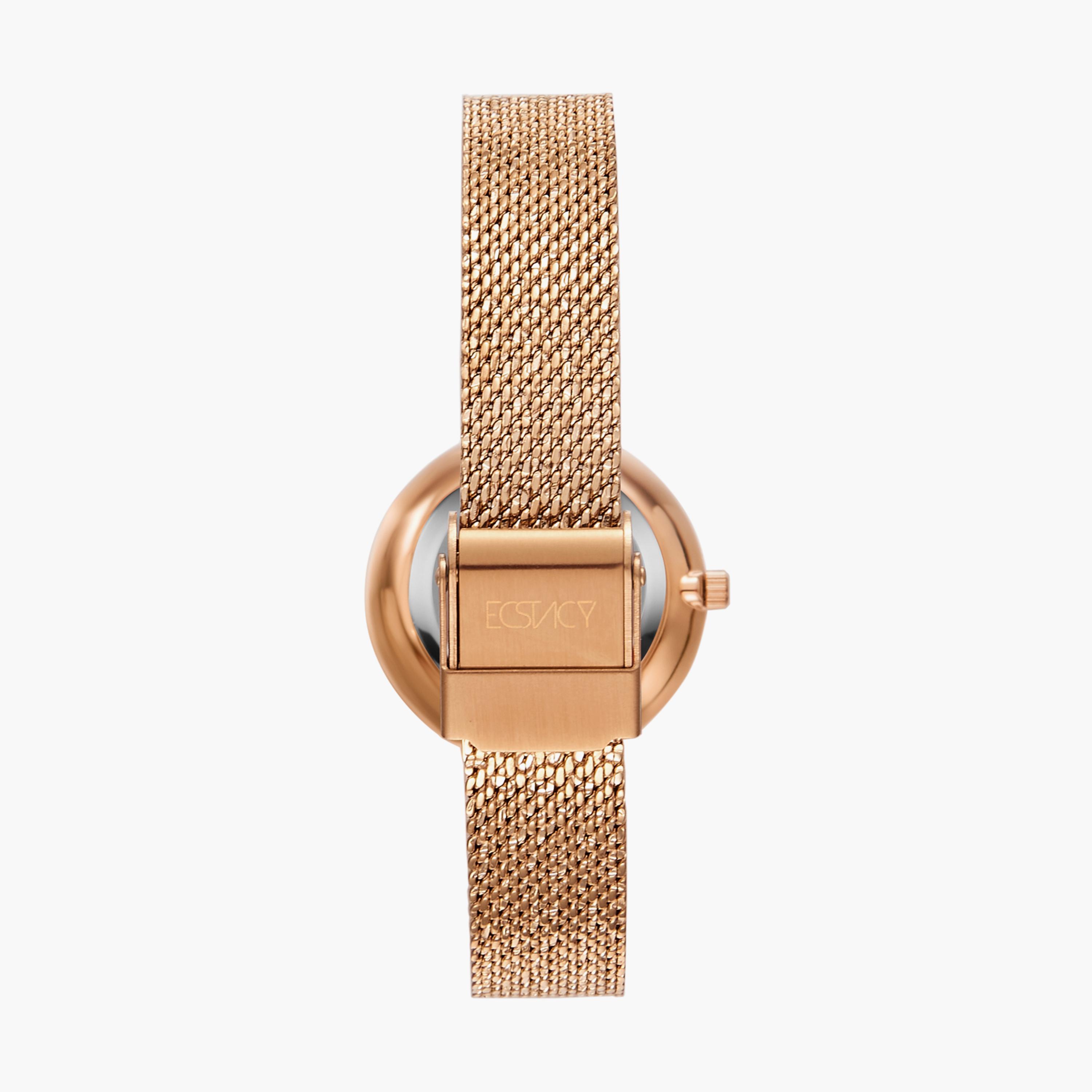 Ecstacy Rose Gold Analog Stainless Steel Strap Watch | E20506-RMKMK-women-watchesandjewellery-watches-image-3