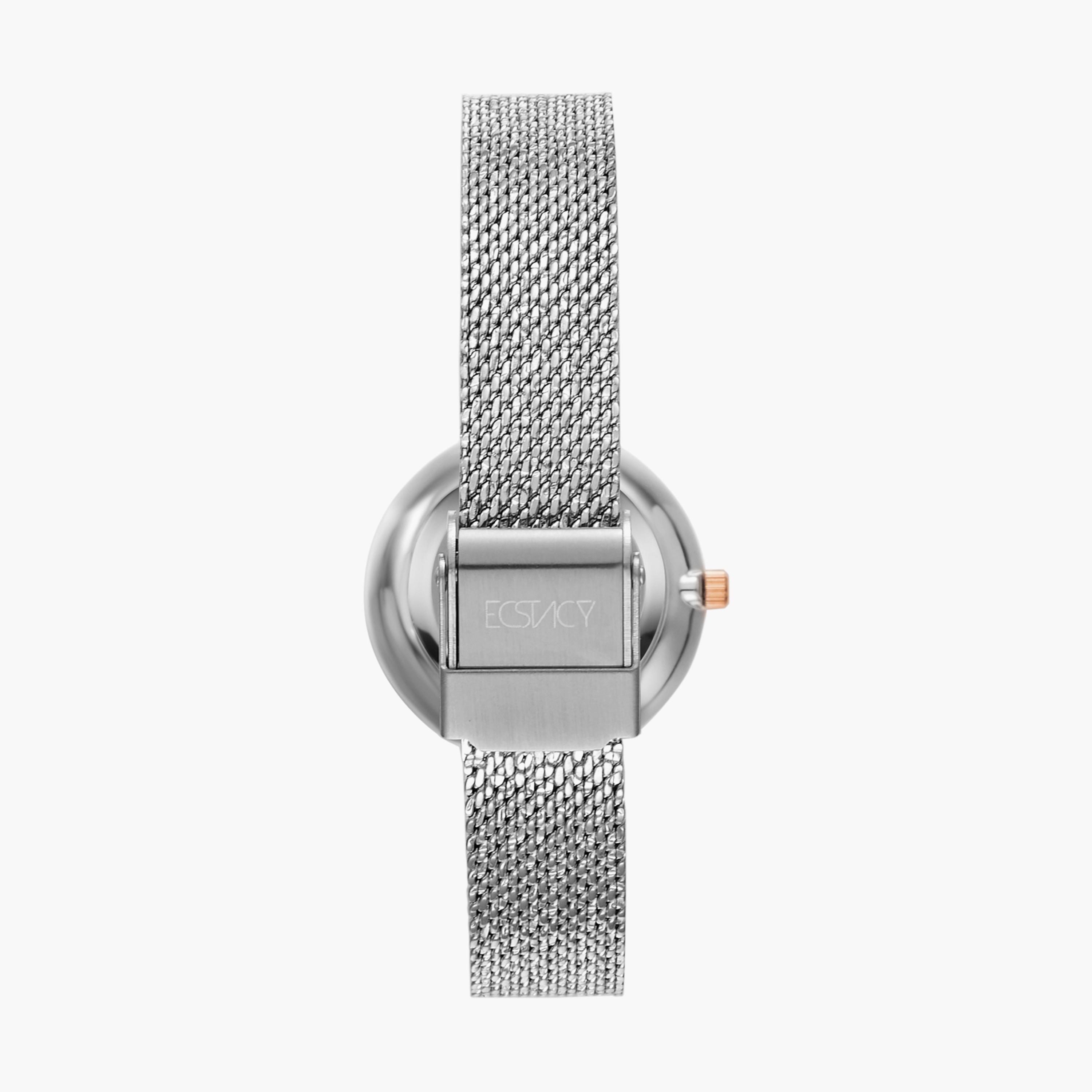 E20506-KMSM | ساعة أنالوج فضية بسوار ستانلس ستيل من إكستاسي-women-watchesandjewellery-watches-image-3