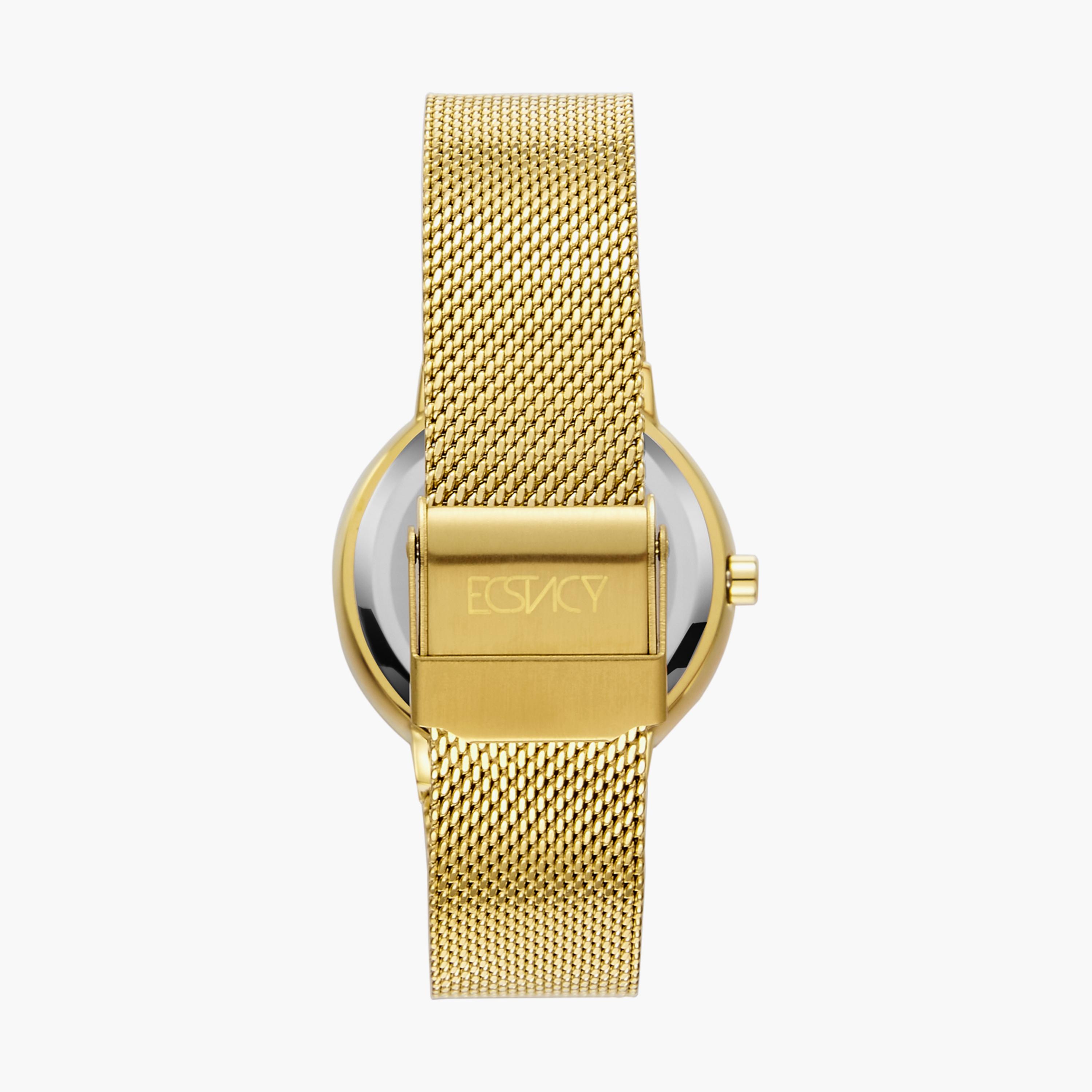 E23504-GMGS | ساعة إكستاسي ذو انالوج للنساء بسوار ذهبي مع ستانلس ستيل-women-watchesandjewellery-watches-image-3